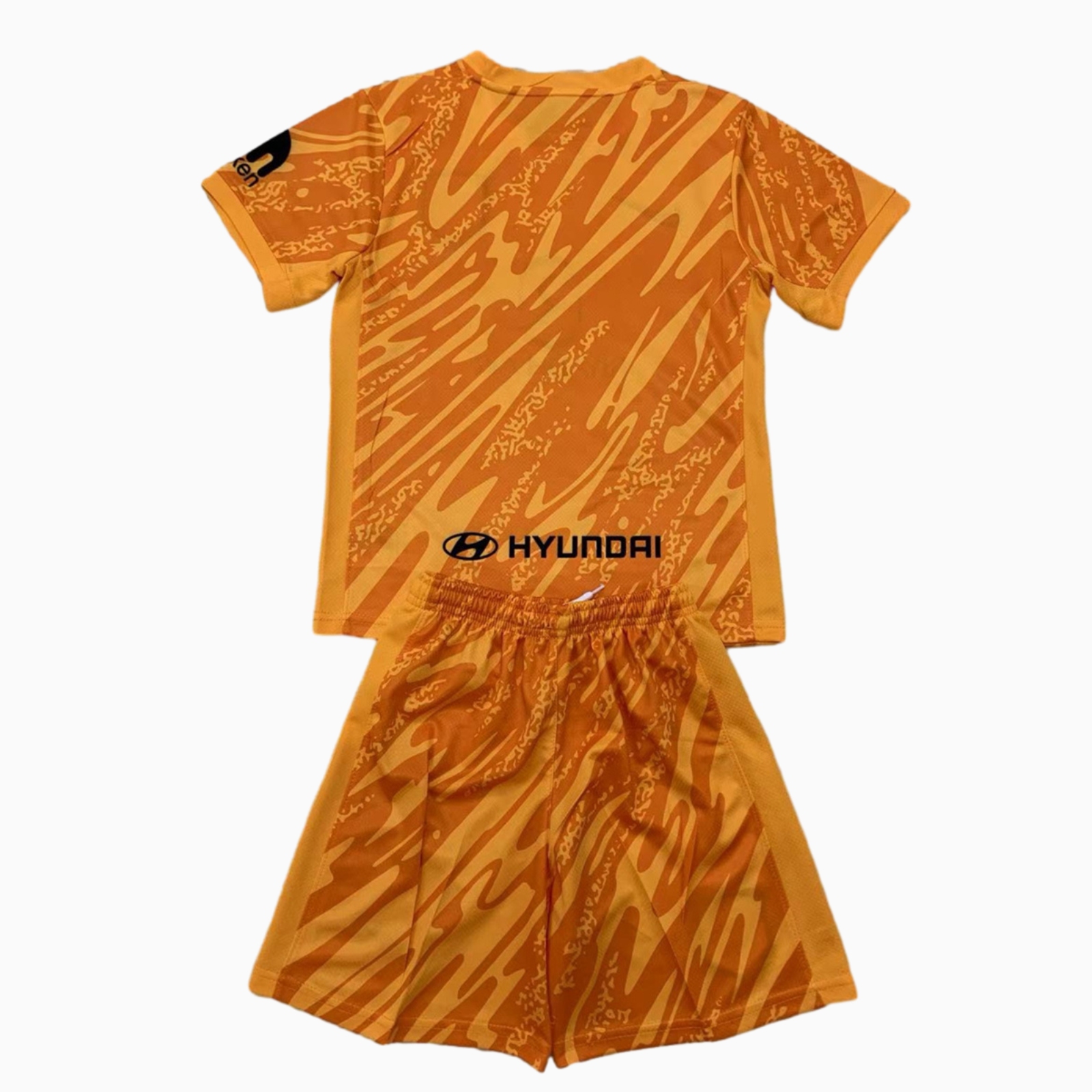 Atletico Madrid 24-25 Orange Goalkeeper Kids Kit - ManixJersey