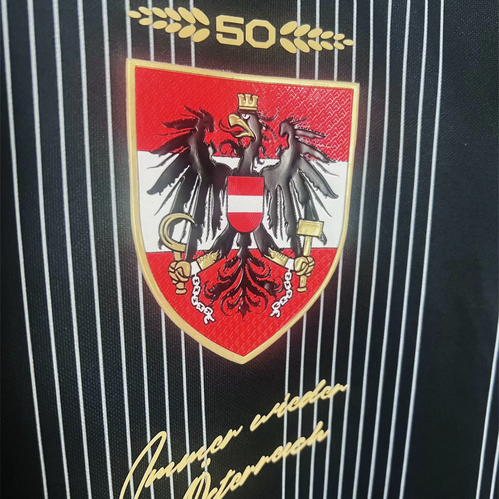 Austria 2024 50th Anniversary Long Sleeves Jersey - Fans Version - ManixJersey