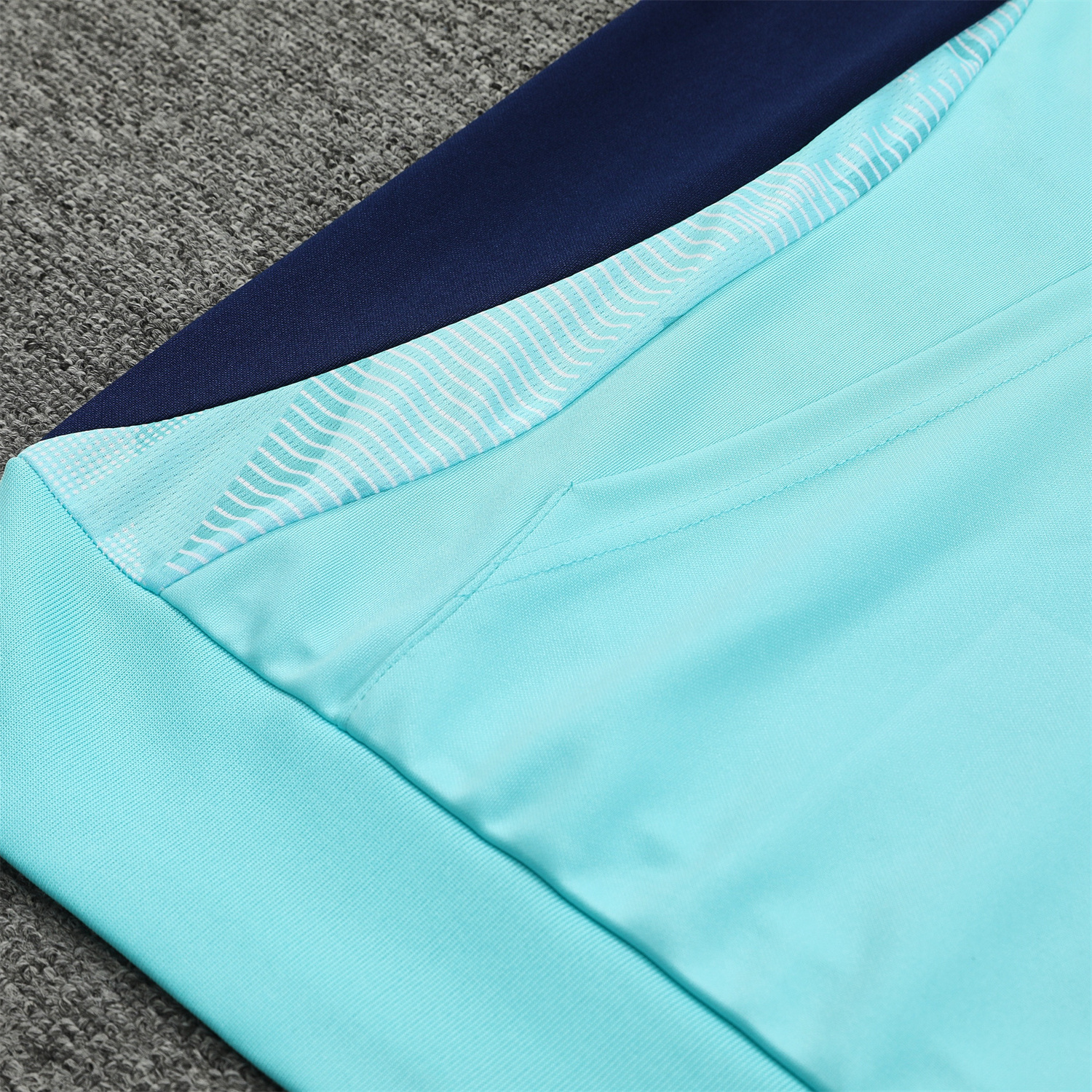 Arsenal 24-25 Training Hoodie Set - Cyan Hoodie and Deep Blue Pants - ManixJersey