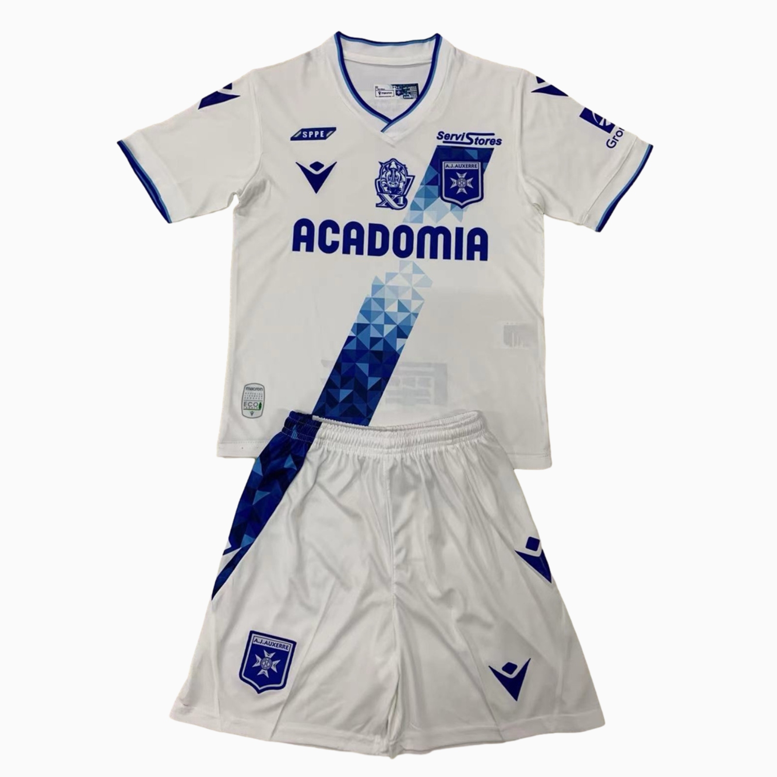 Auxerre 24-25 Home Kids Kit - ManixJersey