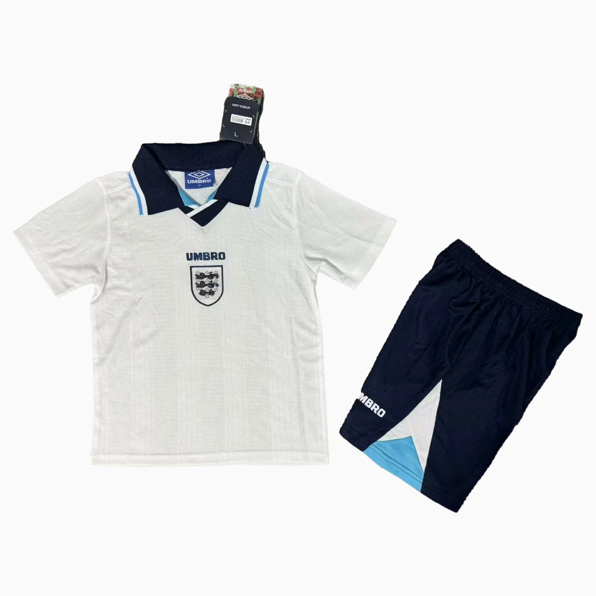 Retro England 1996 Home Kids Kit - ManixJersey