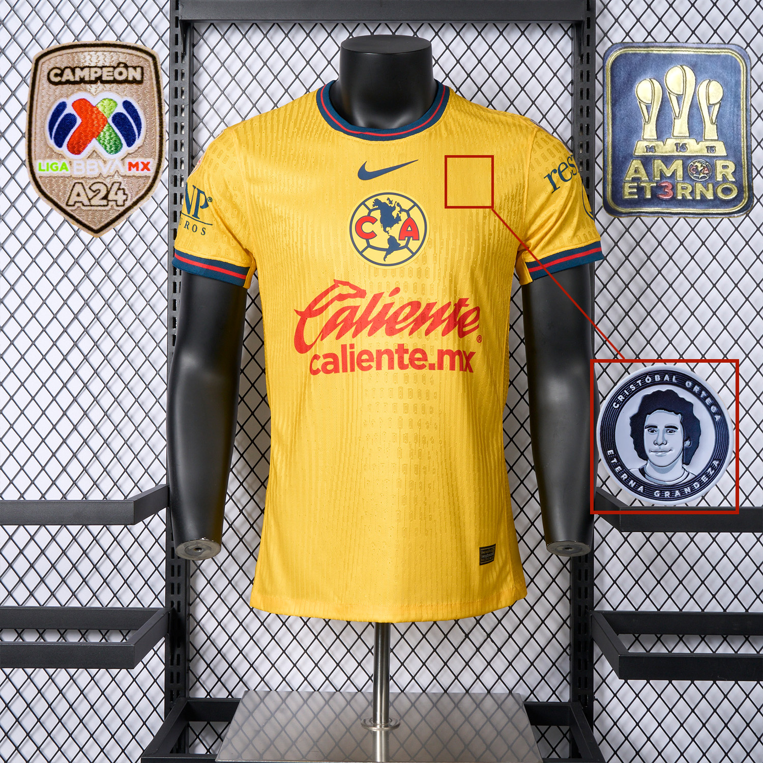 【CHAMPION PATCH】Club América 24-25 Home Stadium Jersey - Player Version - ManixJersey
