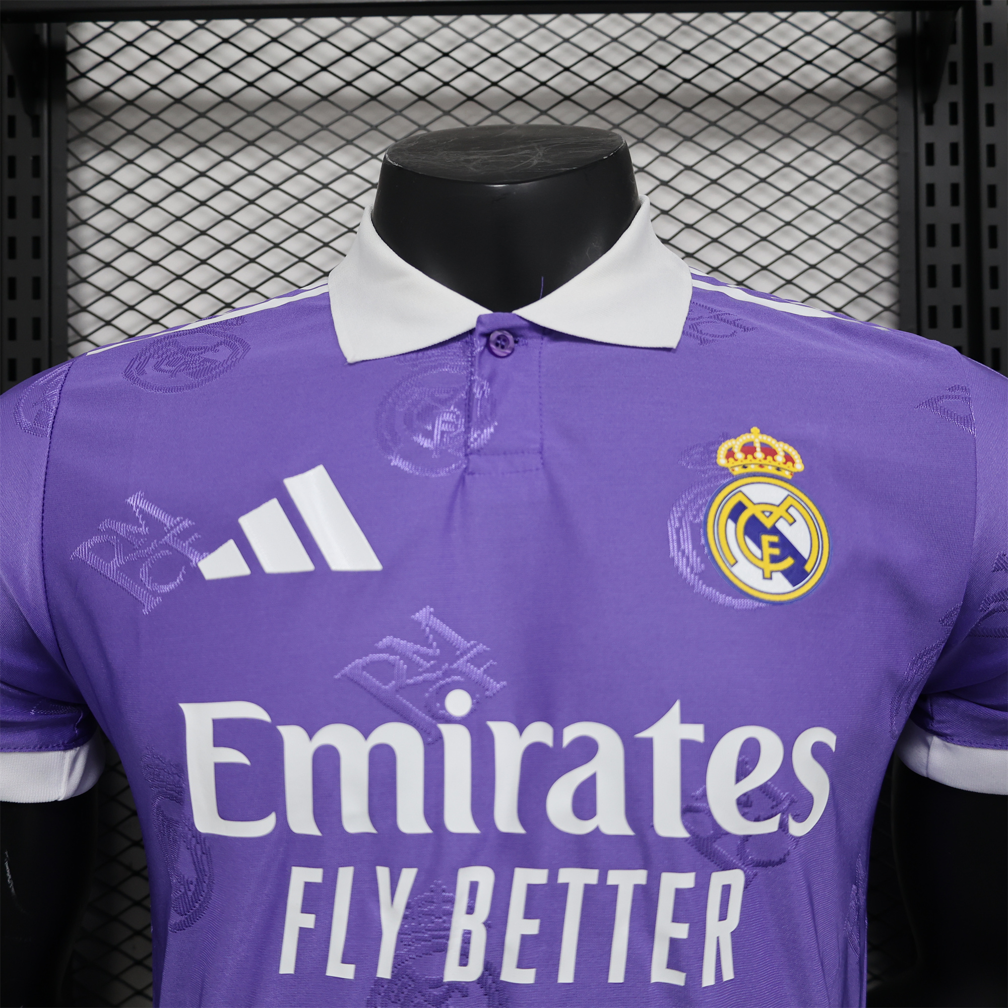 Real Madrid 24-25 Purple LOGO Special Edition Jersey - Player Version - ManixJersey