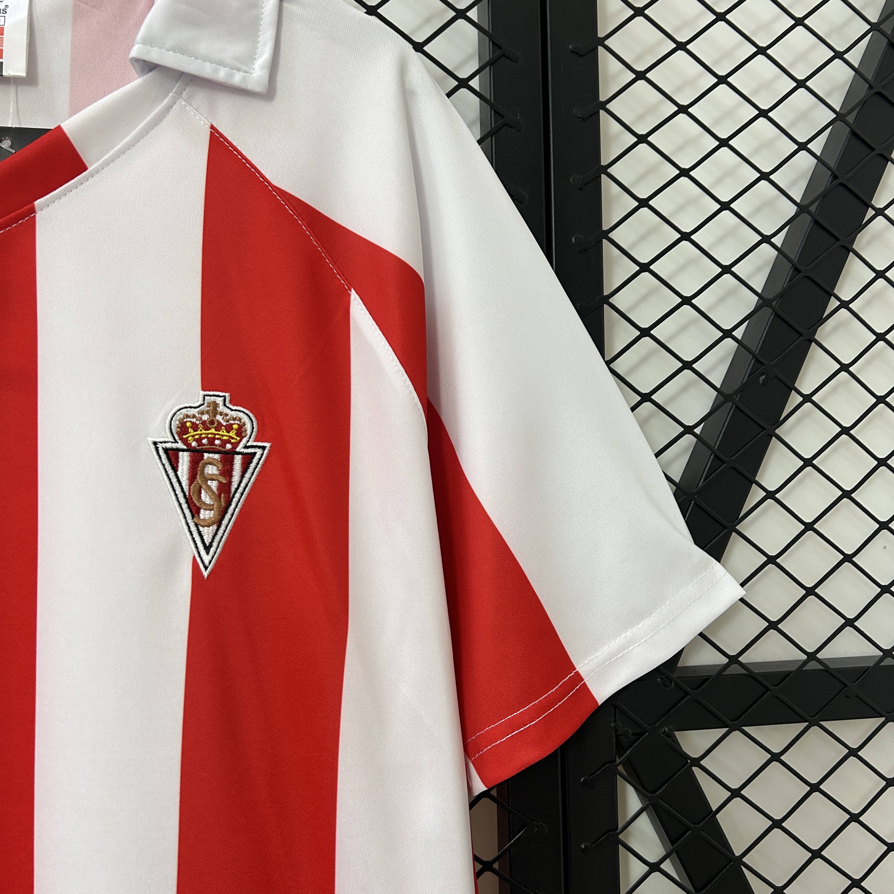 Retro Sporting Gijon 1986-87 Home Jersey - ManixJersey
