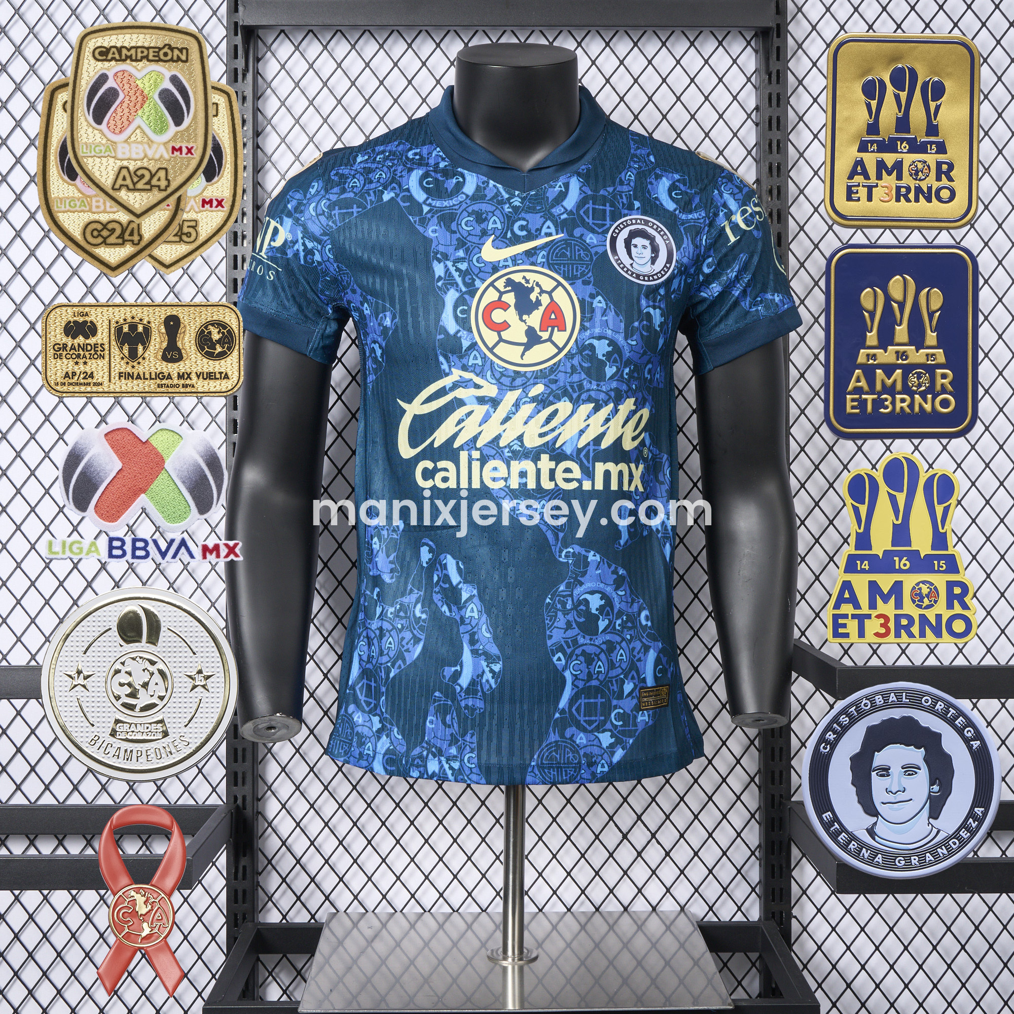 【New Patches】Club América 24-25 Away Jersey - Player Version - ManixJersey