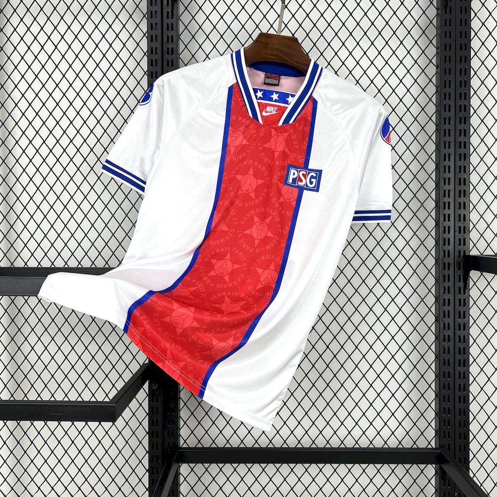 Retro Paris Saint-Germain PSG 1994-95 Away Unsponsored Jersey - ManixJersey