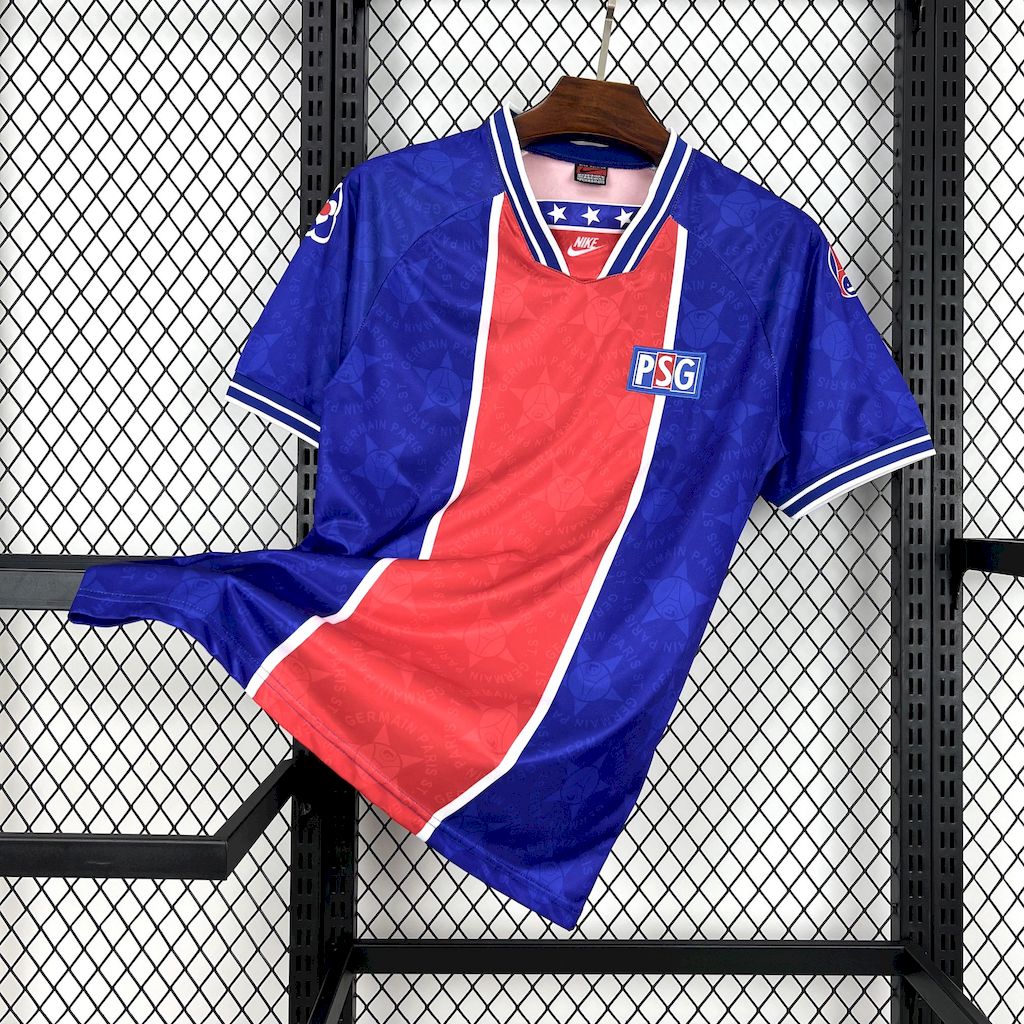 Retro Paris Saint-Germain PSG 1994-95 Home Unsponsored Jersey - ManixJersey