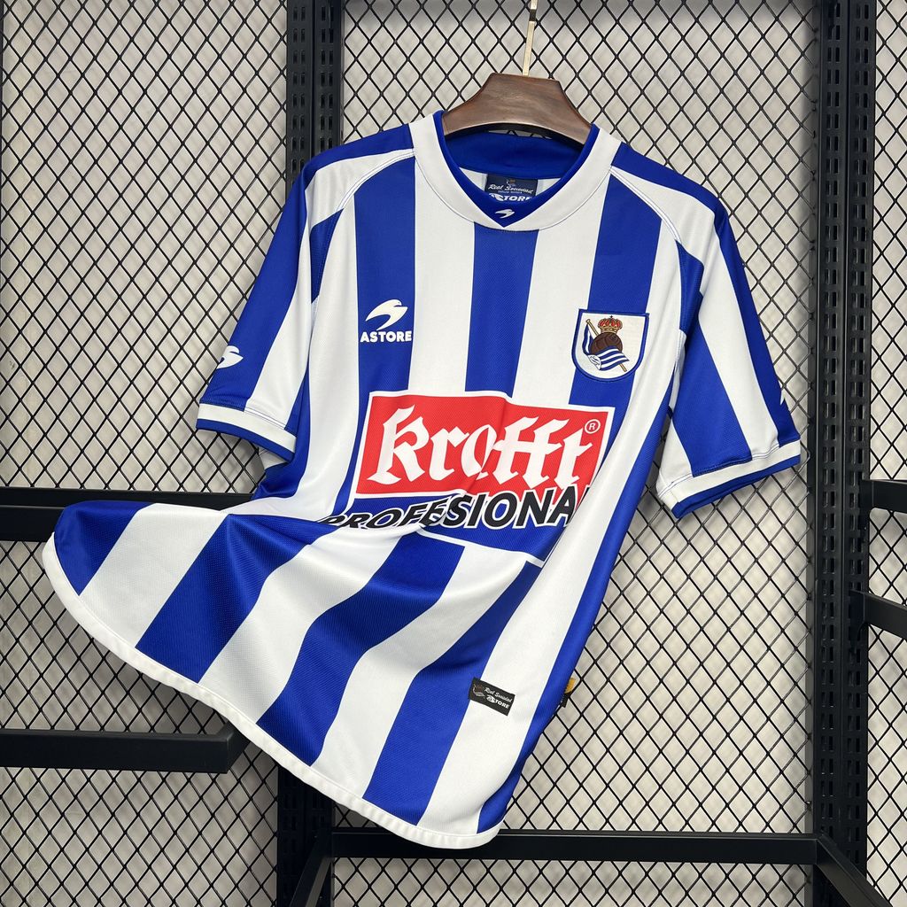 Retro Real Sociedad 2002-03 Home Jersey - ManixJersey