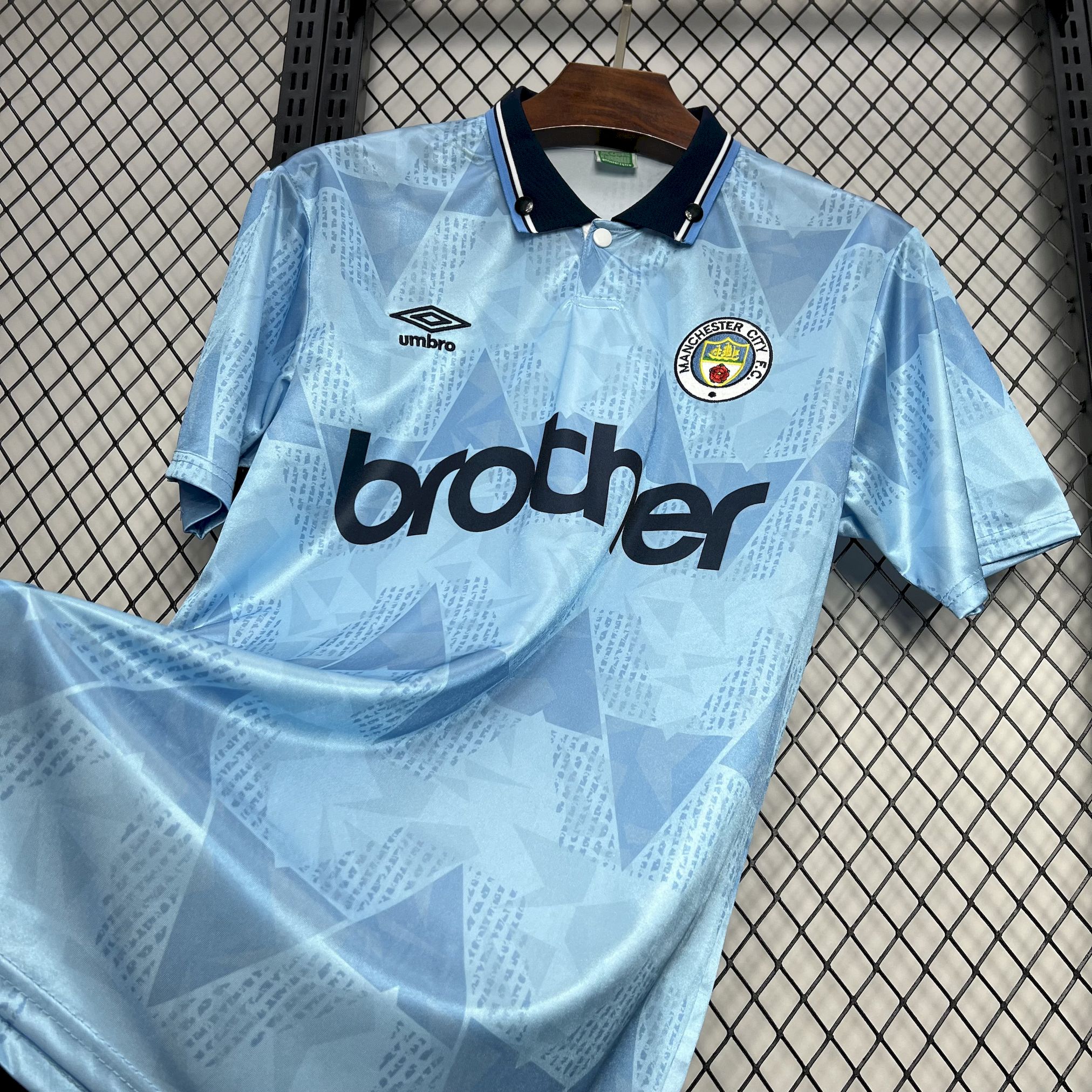 Retro Manchester City 1989-91 Home Jersey - ManixJersey