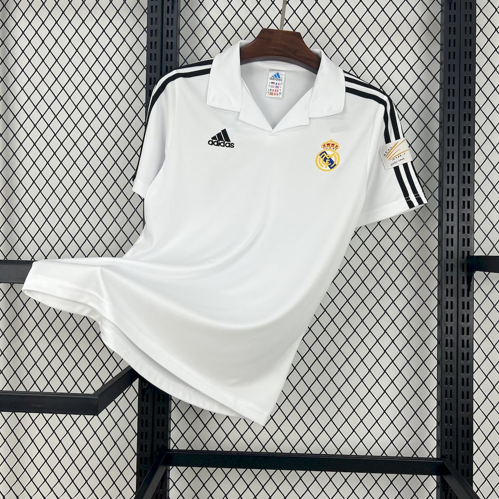 Retro Real Madrid 2001-02 European Home Jersey - ManixJersey