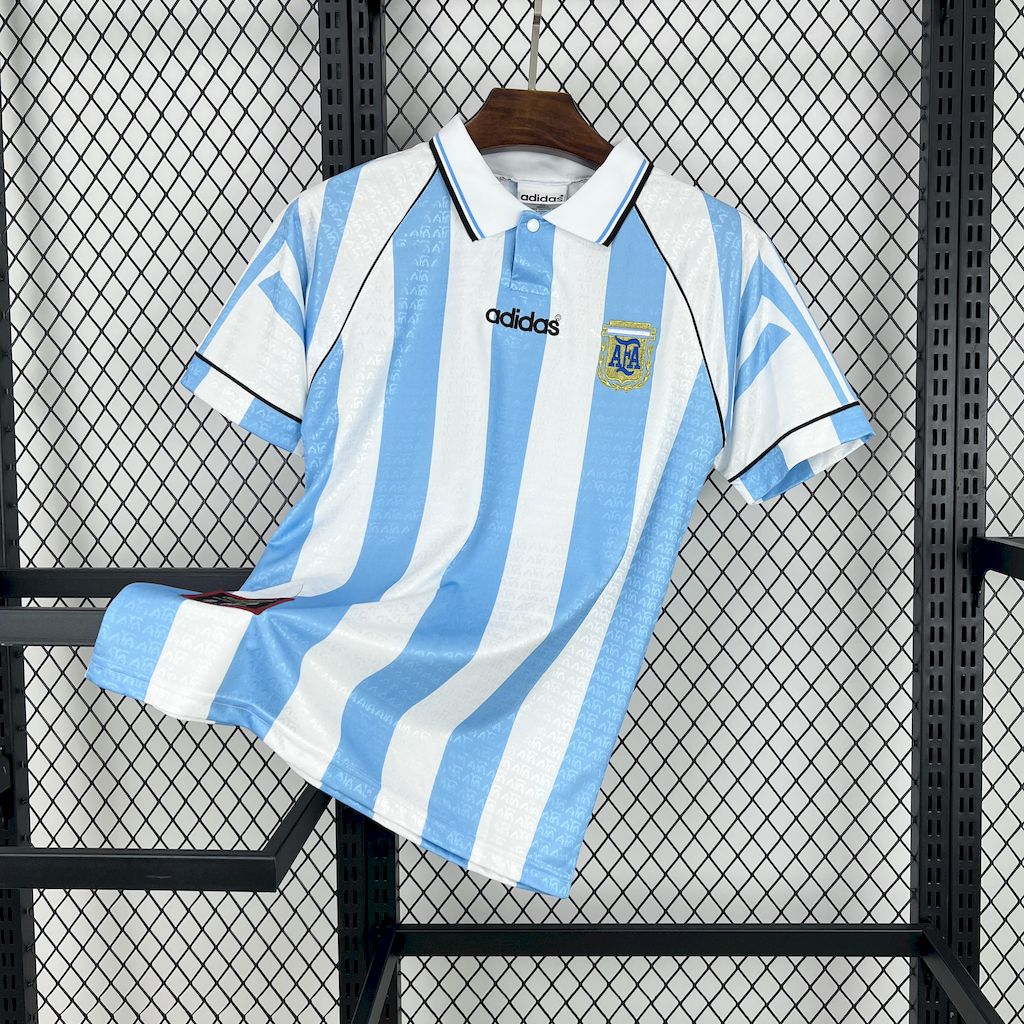 Retro Argentina 1996 Home Jersey - ManixJersey