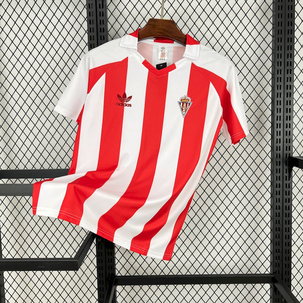 Retro Sporting de Gijon 1980-81 Home Jersey - ManixJersey