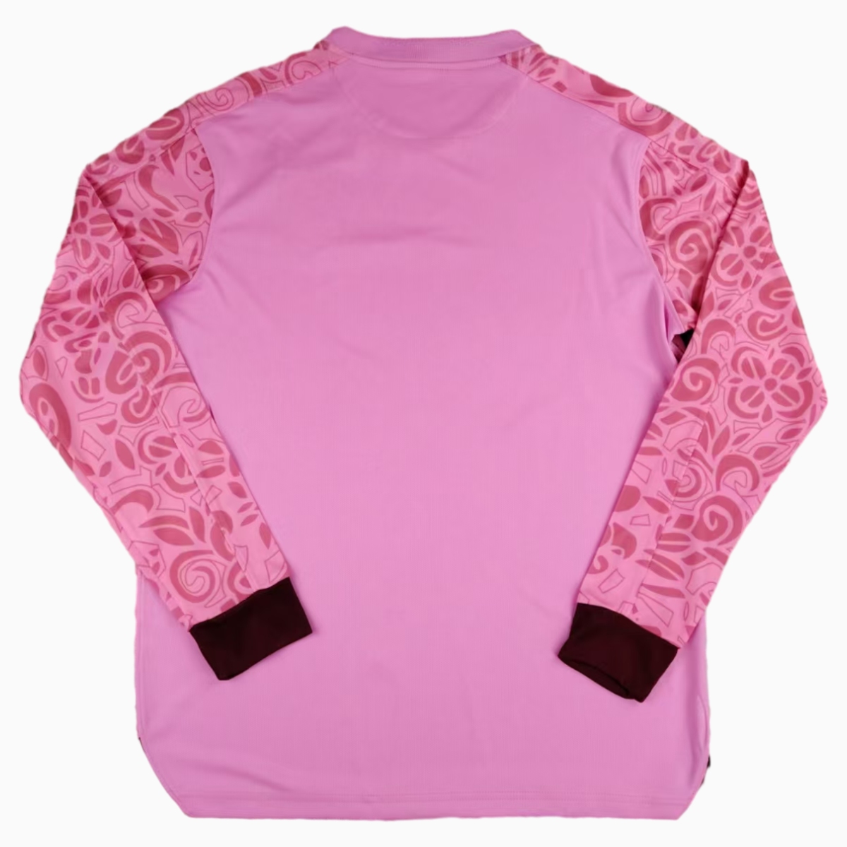 FC Palestina 23-24 Pink Patterned Long Sleeve Jersey with English - ManixJersey
