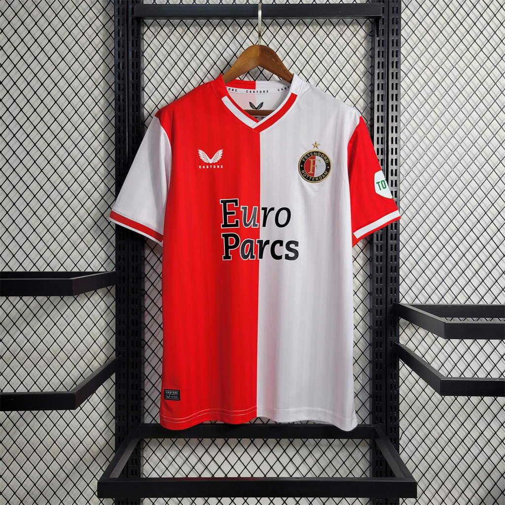 Feyenoord 23-24 Home Stadium Jersey - Fans Version - ManixJersey