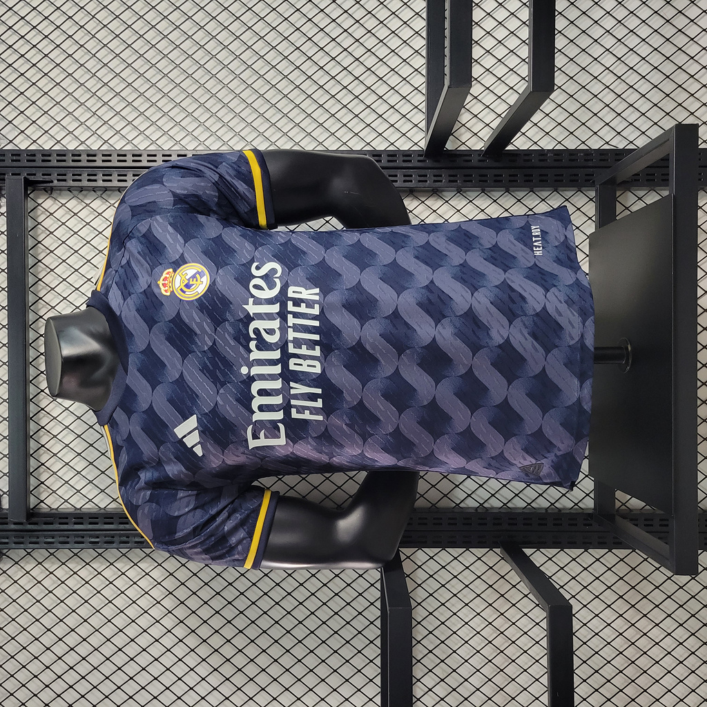 Real Madrid 23-24 Away Blue Jersey - Player Version - ManixJersey
