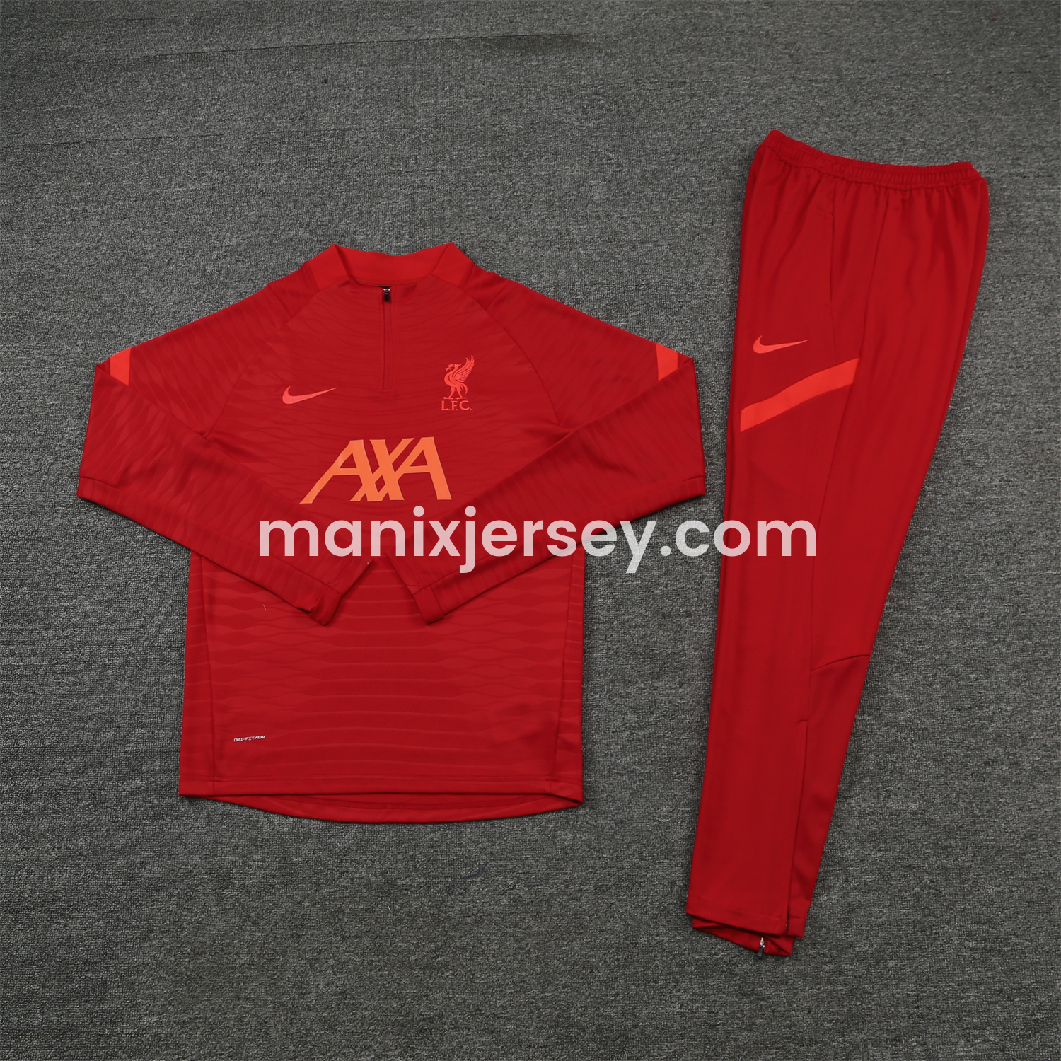 Liver.pool 24-25 Long Sleeve Training Set - Red Top and Pants - ManixJersey