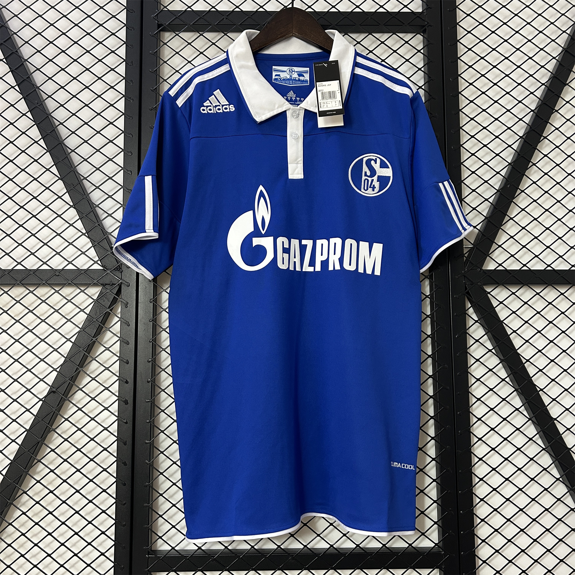 Retro Schalke 04 2010-12 Home Stadium Jersey - ManixJersey
