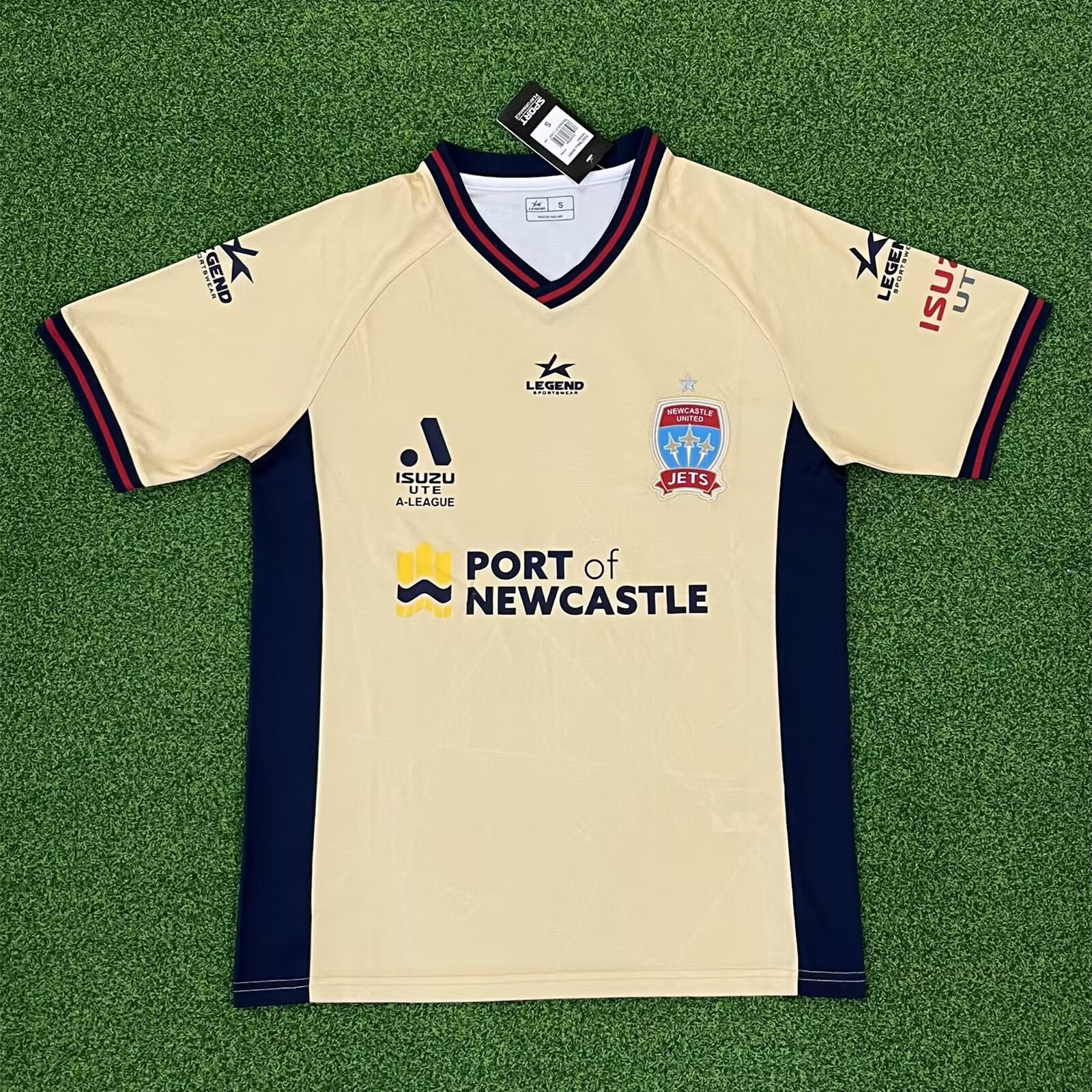 Newcastle Jets 23-24 Home Stadium Jersey - Fans Version - ManixJersey