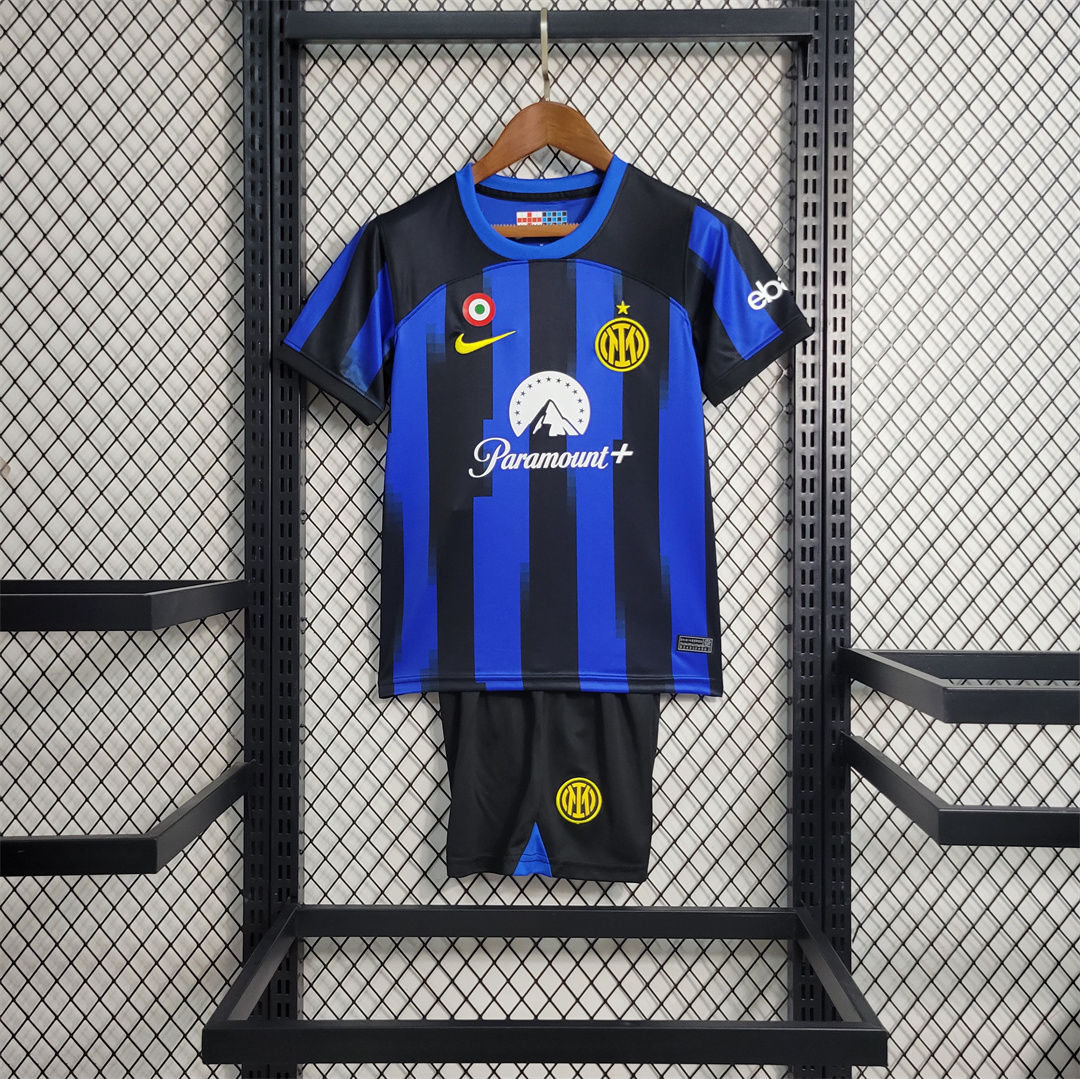 Inter Milan 23-24 Home Kids Kit - ManixJersey