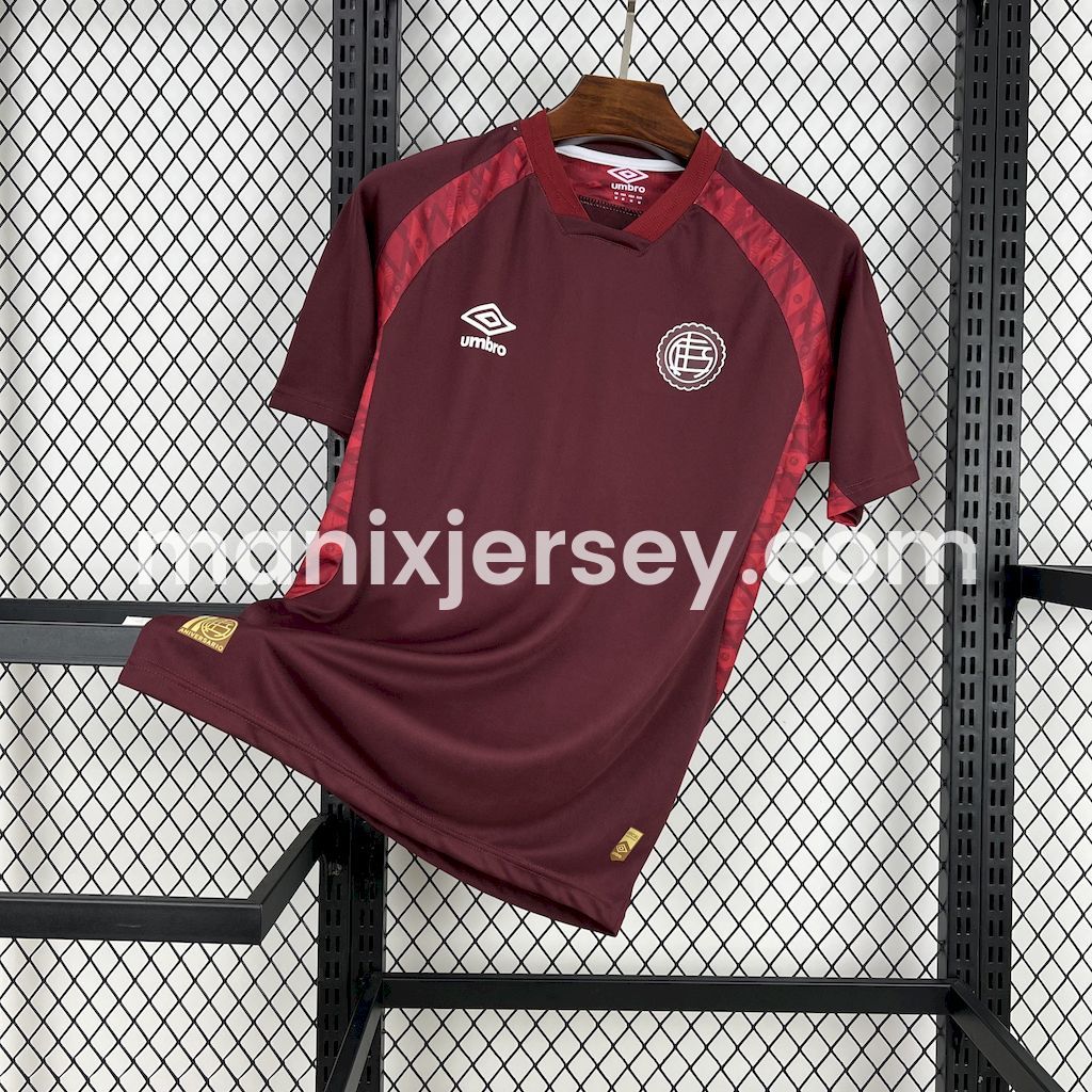 CA Lanús 25-26 Home Unsponsored Jersey - Fans Version - ManixJersey
