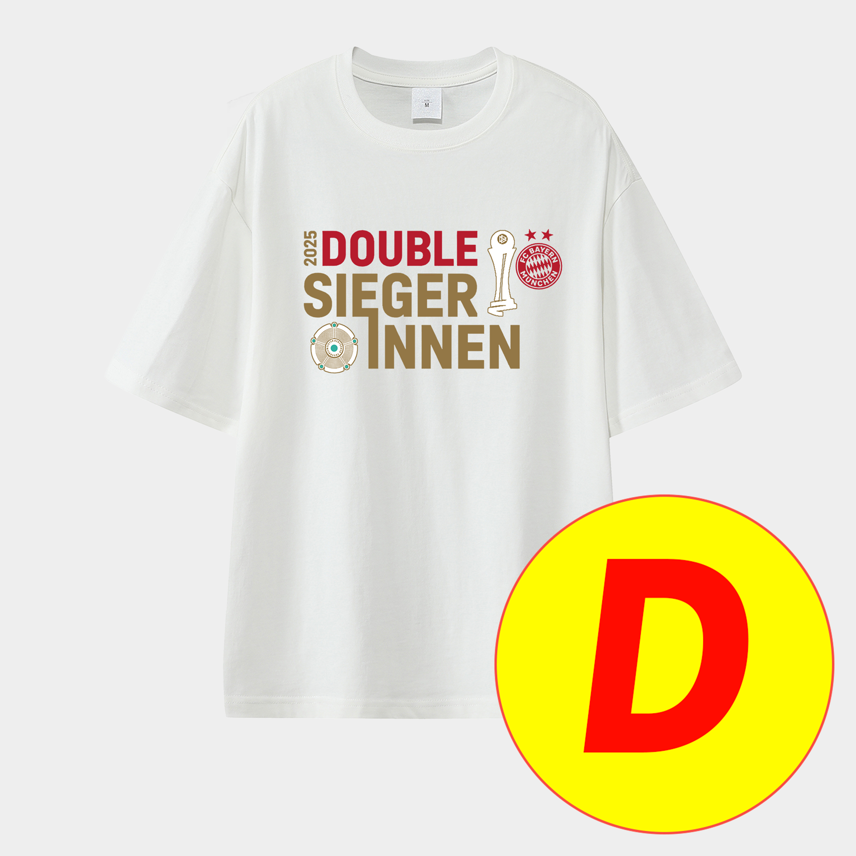 Bayern Munich Bundesliga Champions Deutscher Meister 2025 Unisex Pure Cotton T-shirt - ManixJersey