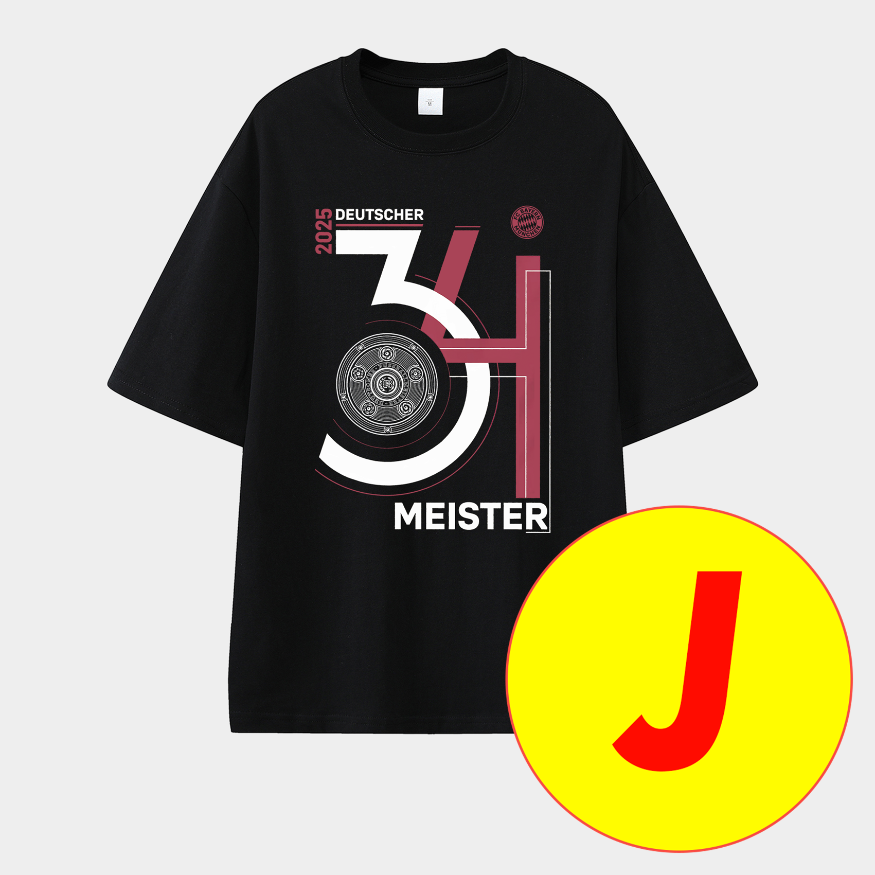 Bayern Munich Bundesliga Champions Deutscher Meister 2025 Unisex Pure Cotton T-shirt - ManixJersey