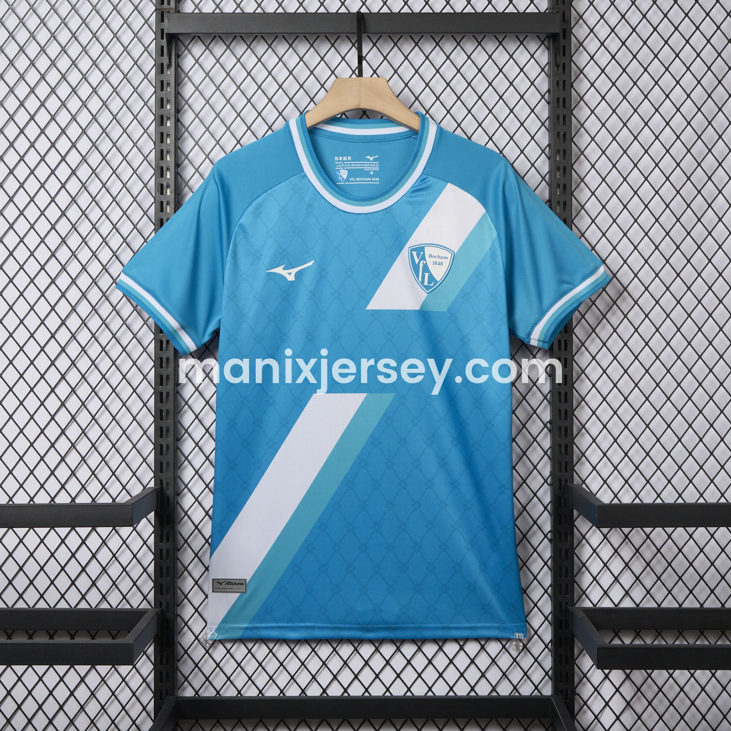 Bochum 24-25 White Slanted Stripe Special Jersey - Fans Version - ManixJersey