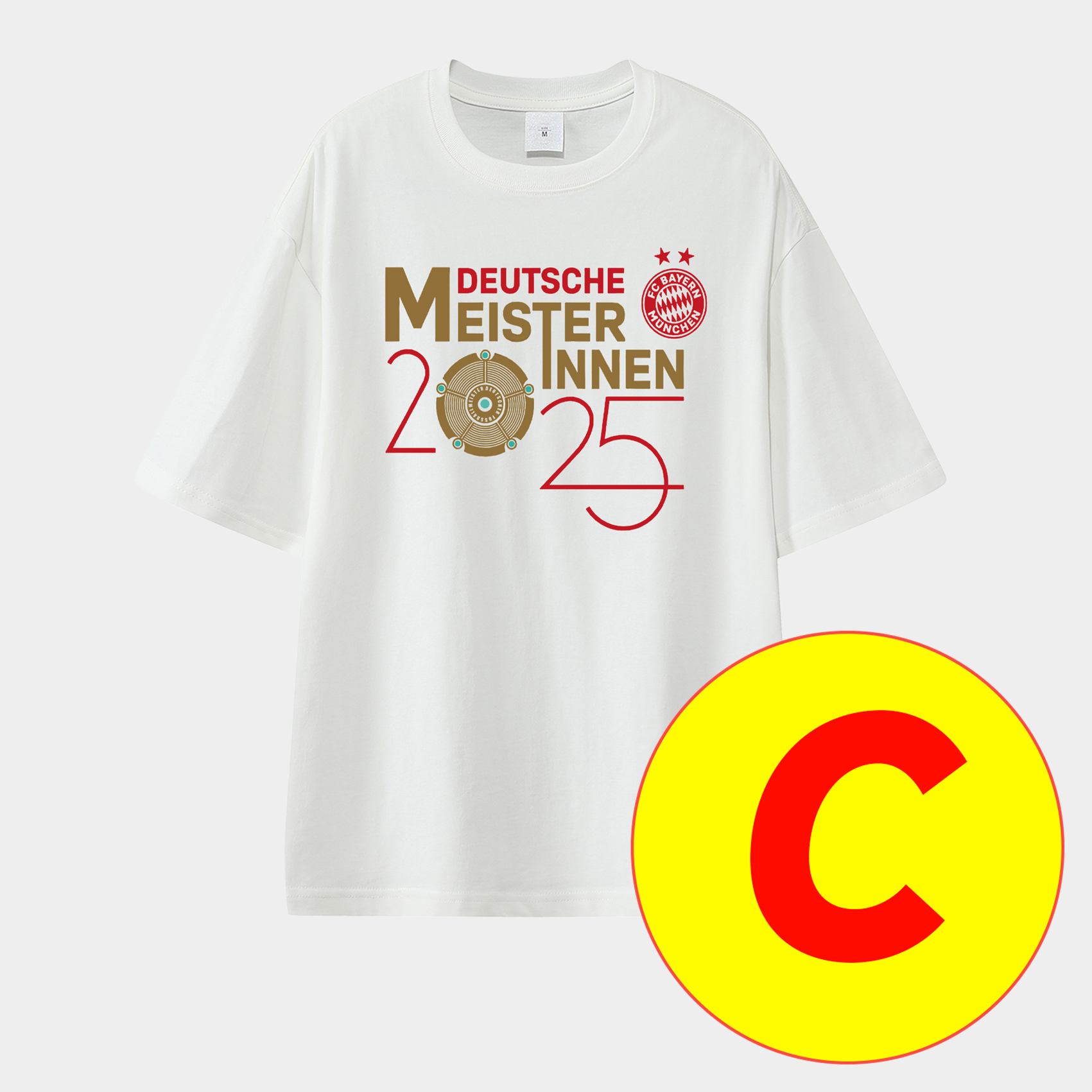 Bayern Munich Bundesliga Champions Deutscher Meister 2025 Unisex Pure Cotton T-shirt - ManixJersey