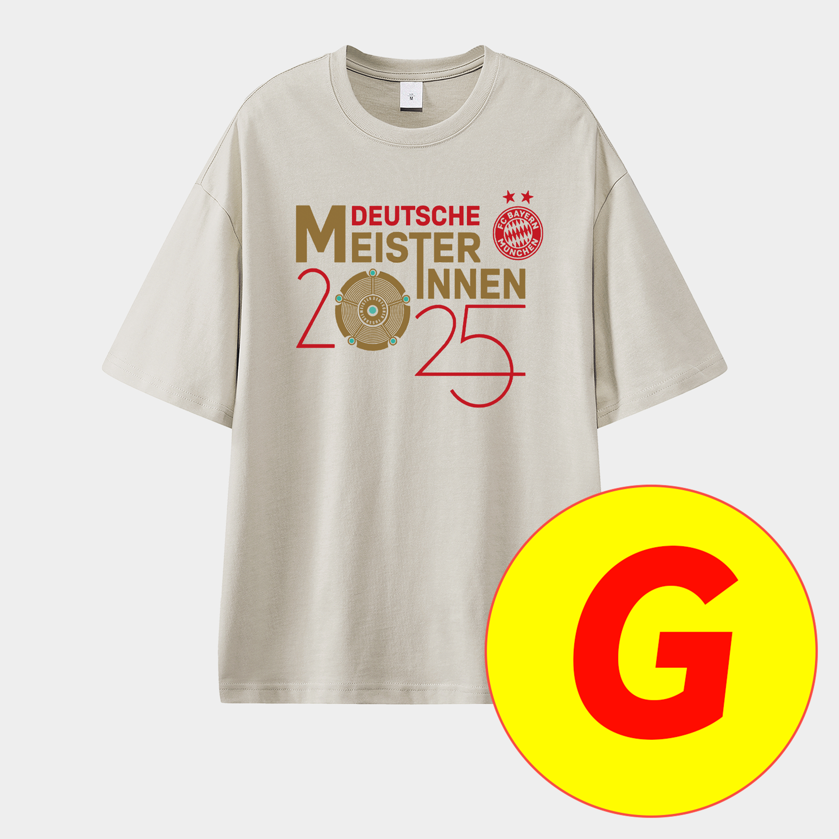 Bayern Munich Bundesliga Champions Deutscher Meister 2025 Unisex Pure Cotton T-shirt - ManixJersey