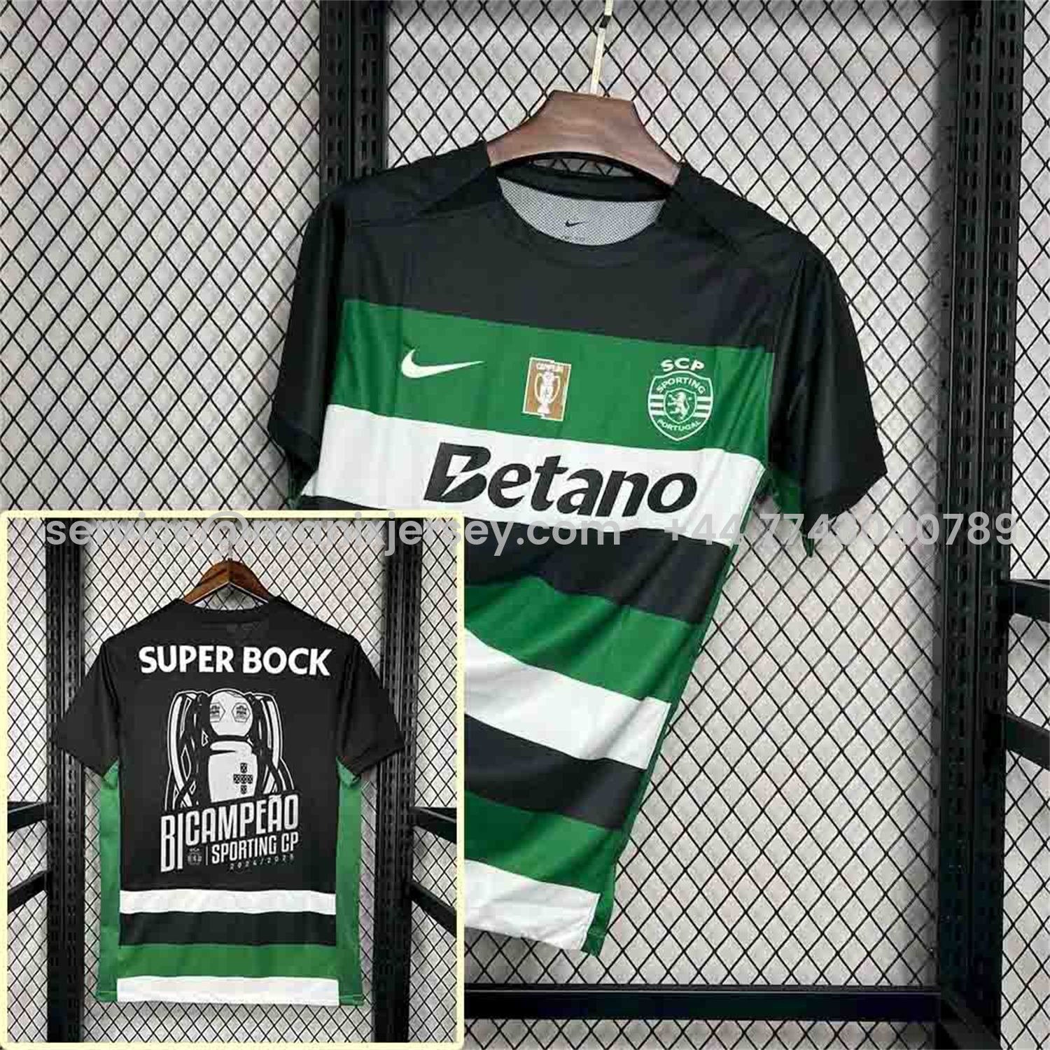 Sporting CP Portugal 24-25 Home Jersey - Champion Version - Fans Version - ManixJersey