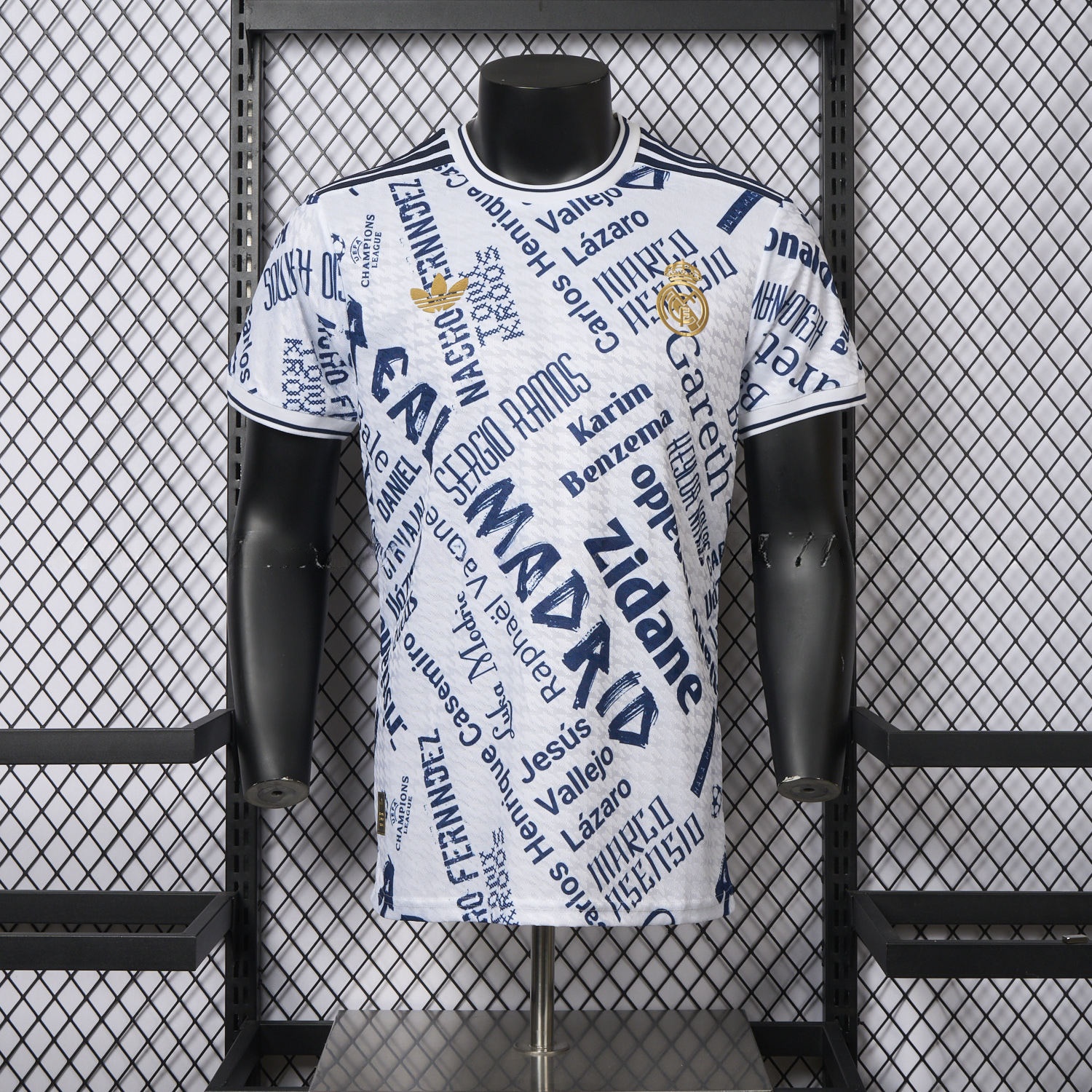 Real Madrid 25-26 Graffiti Of Football Star Names Special Jersey - Player Version - ManixJersey