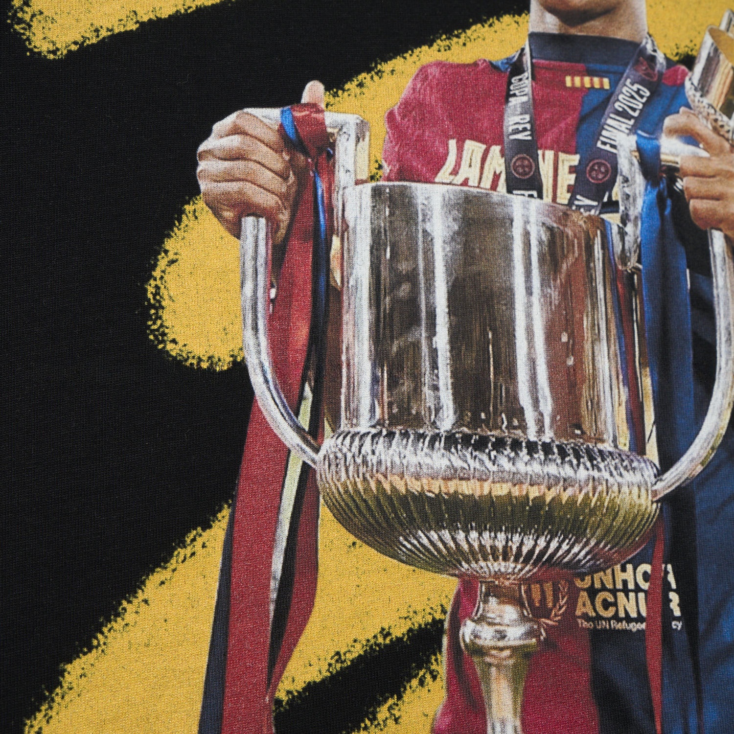 B.A.R.S.A Yamal Copa Del Rey Unisex Pure Cotton T-shirt - ManixJersey