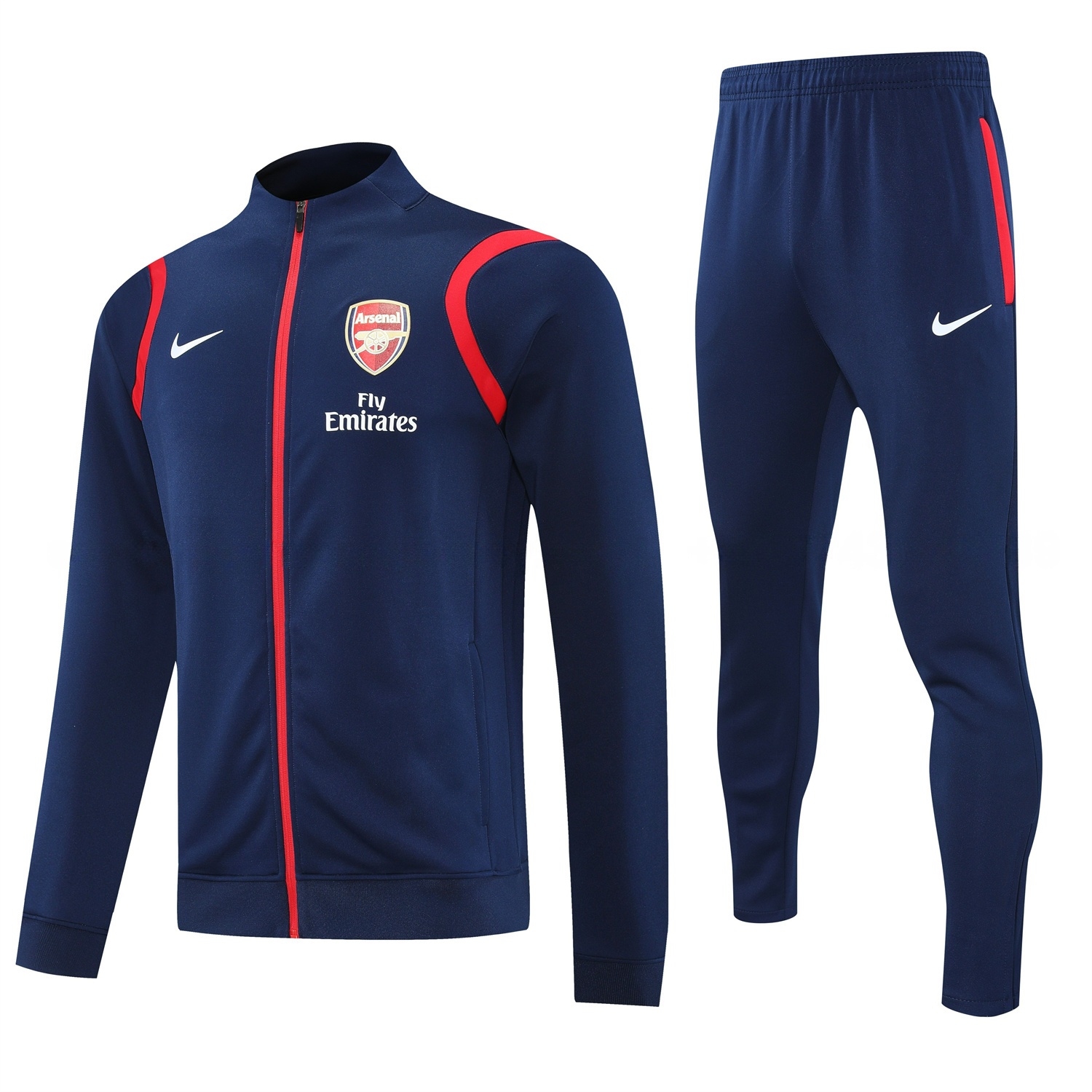 Arsenal 25-26 Jacket Training Tracksuit - Deep Blue Jackets & Deep Blue Pants - ManixJersey