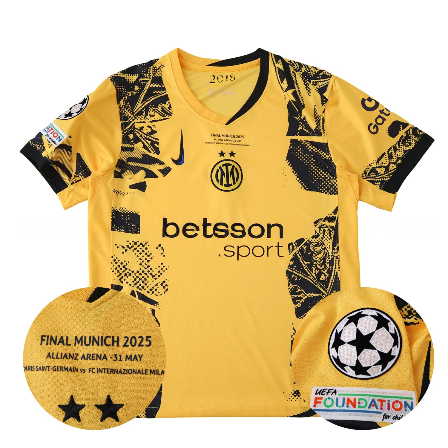 Inter Milan 24-25 Third Champions League Final Jersey - Fans Version - ManixJersey