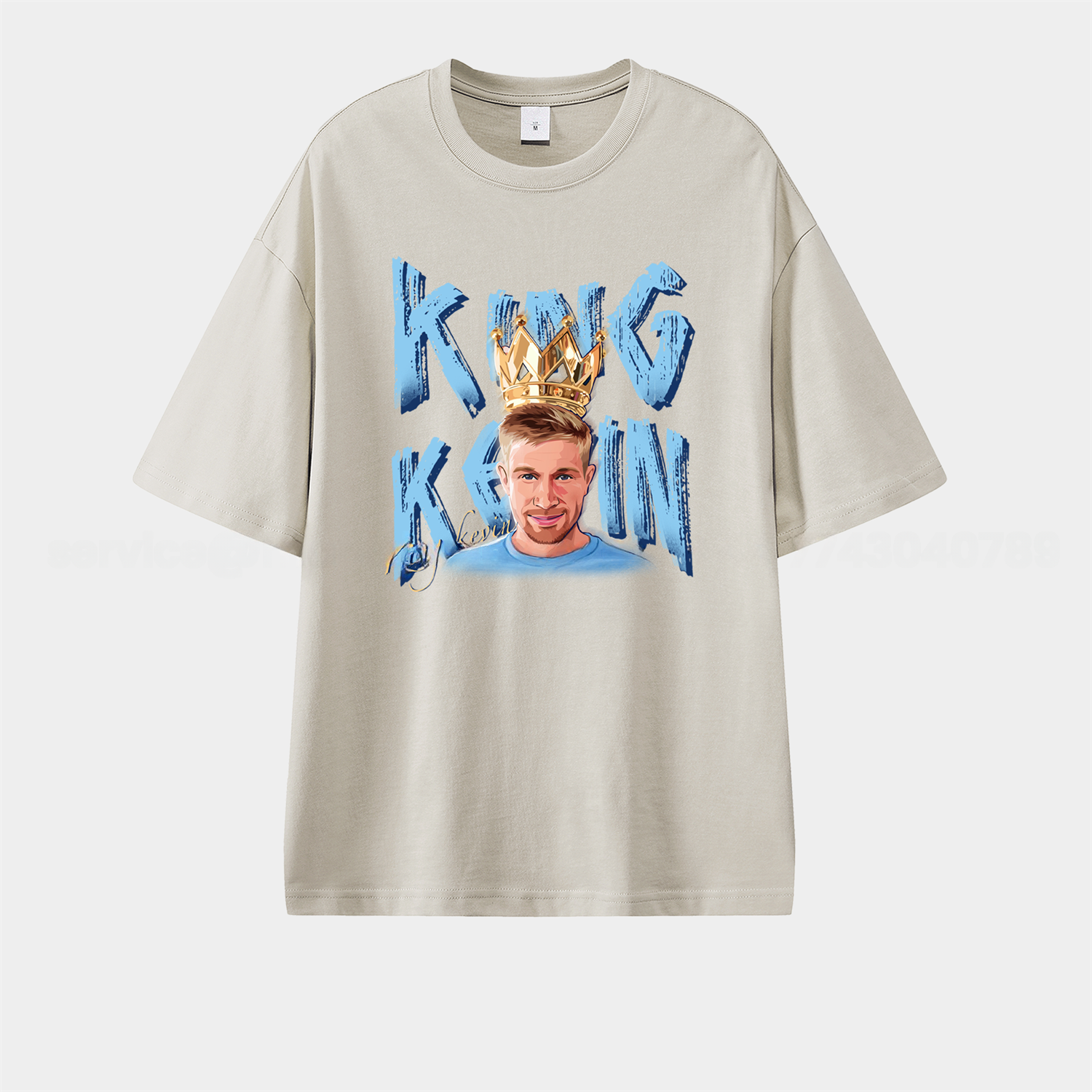 Manchester City King Kevin De Bruyne Unisex Pure Cotton T-shirt - ManixJersey
