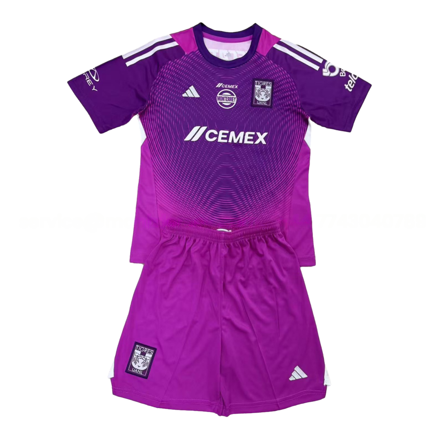 Tigres UANL 25-26 Purple Goalkeeper Men's Adult Jersey Set - Fans Version - ManixJersey