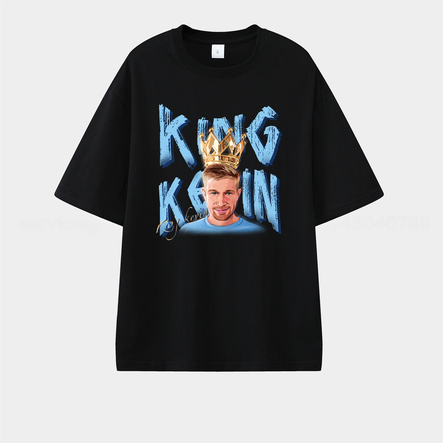 Manchester City King Kevin De Bruyne Unisex Pure Cotton T-shirt - ManixJersey