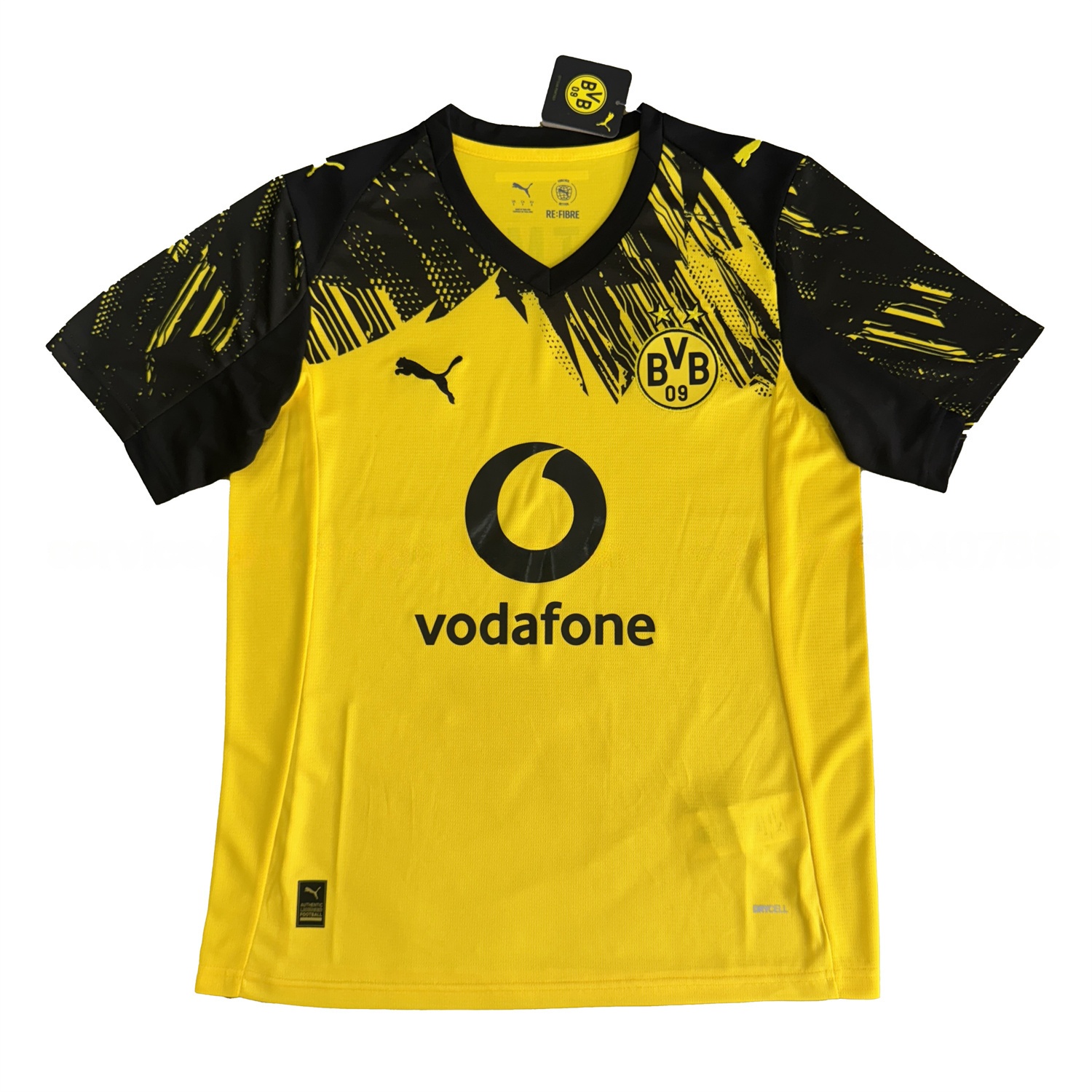 Dortmund 25-26 Home Unsponsored Jersey With Chest Sponsor - Fans Version - ManixJersey