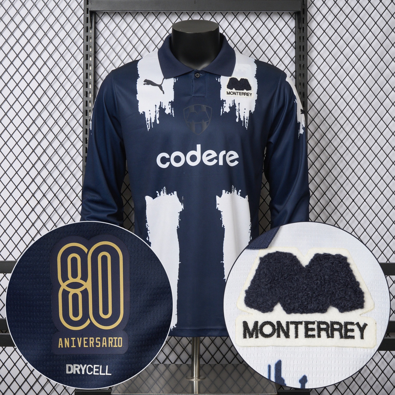 Rayados Monterrey 25-26 80th Anniversary Long Sleeves Special Edition Jersey - ManixJersey