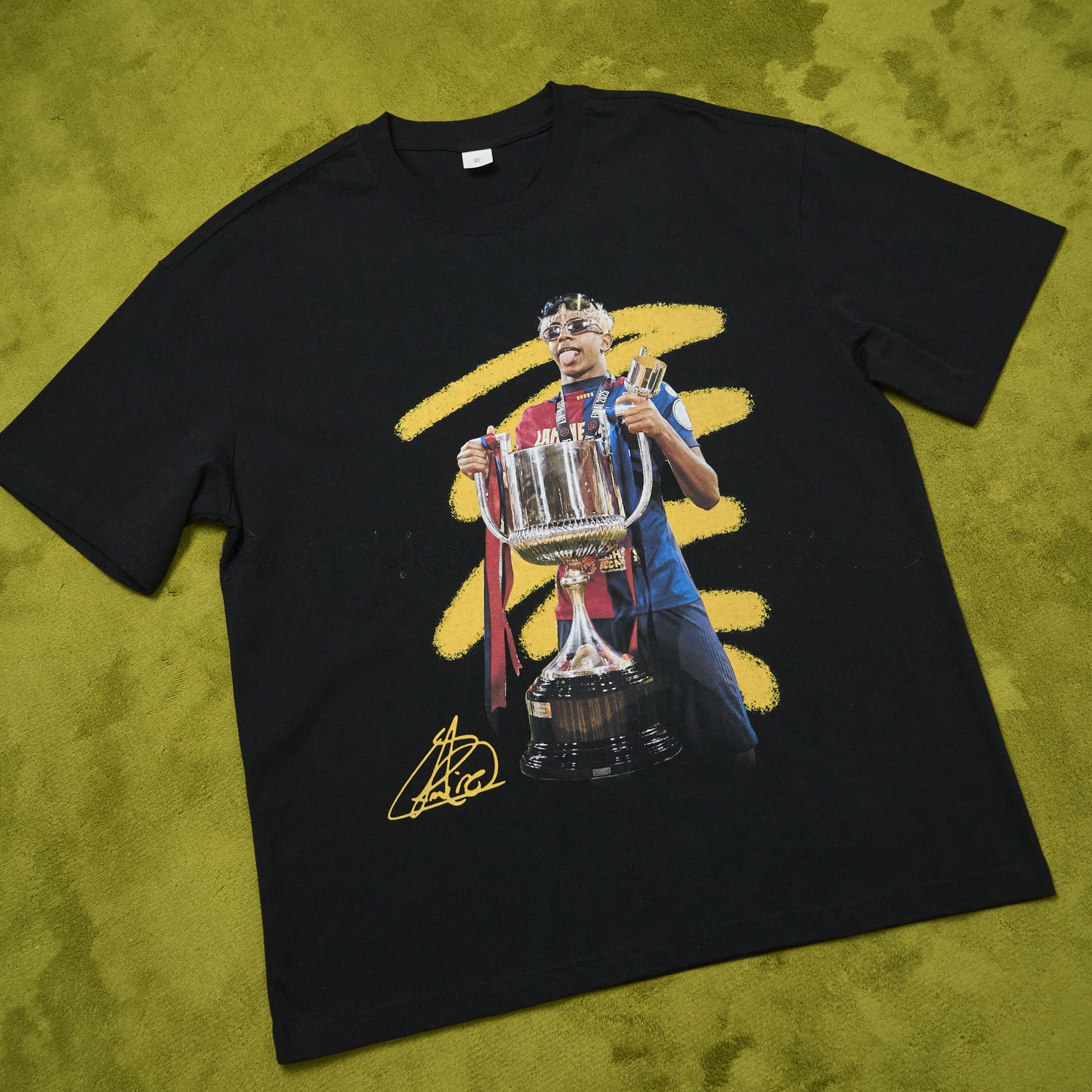 B.A.R.S.A Yamal Copa Del Rey Unisex Pure Cotton T-shirt - ManixJersey