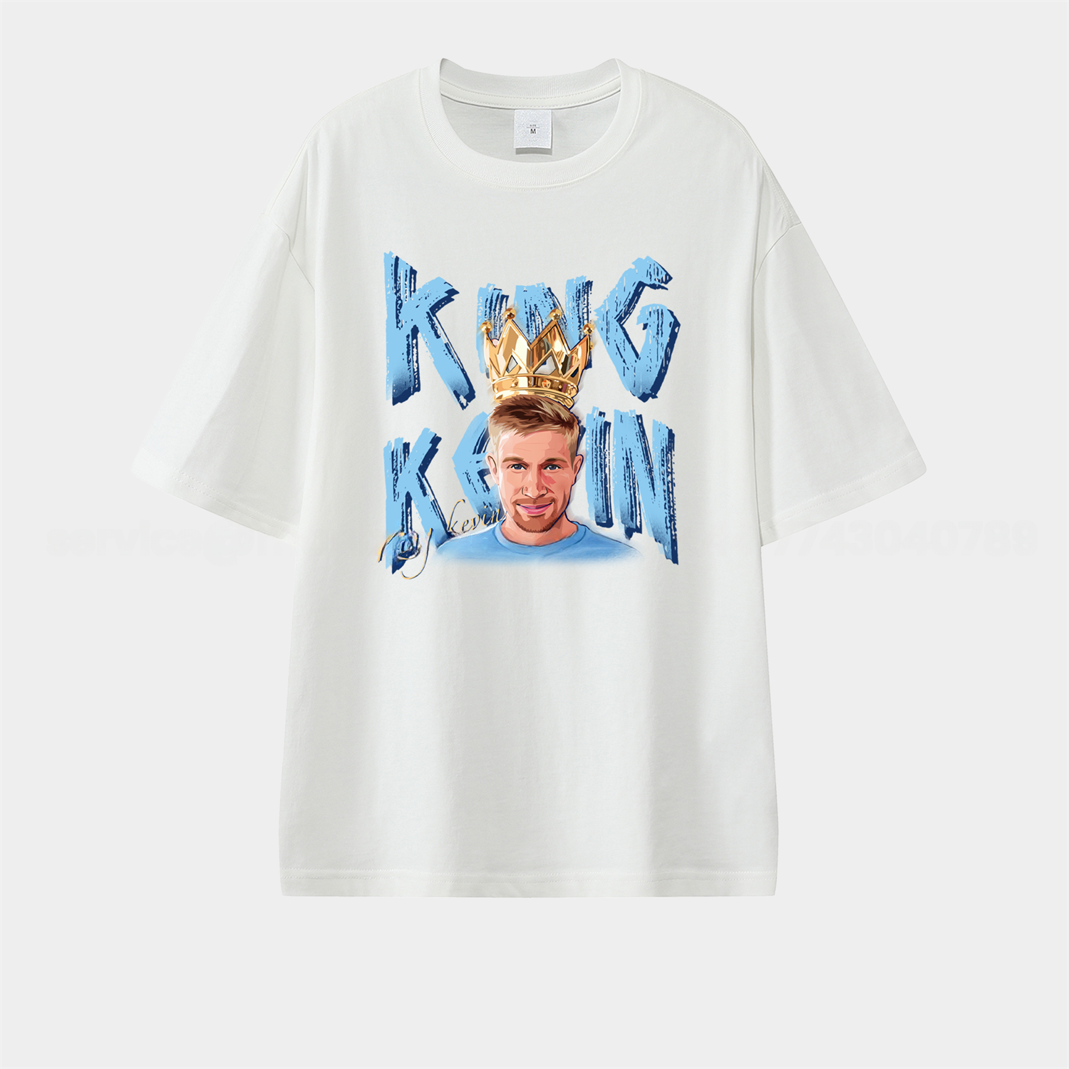 Manchester City King Kevin De Bruyne Unisex Pure Cotton T-shirt - ManixJersey