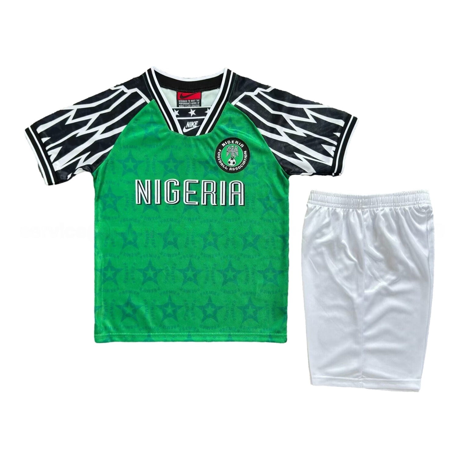 Retro Nigeria 1994-95 Home Kids Kit - ManixJersey