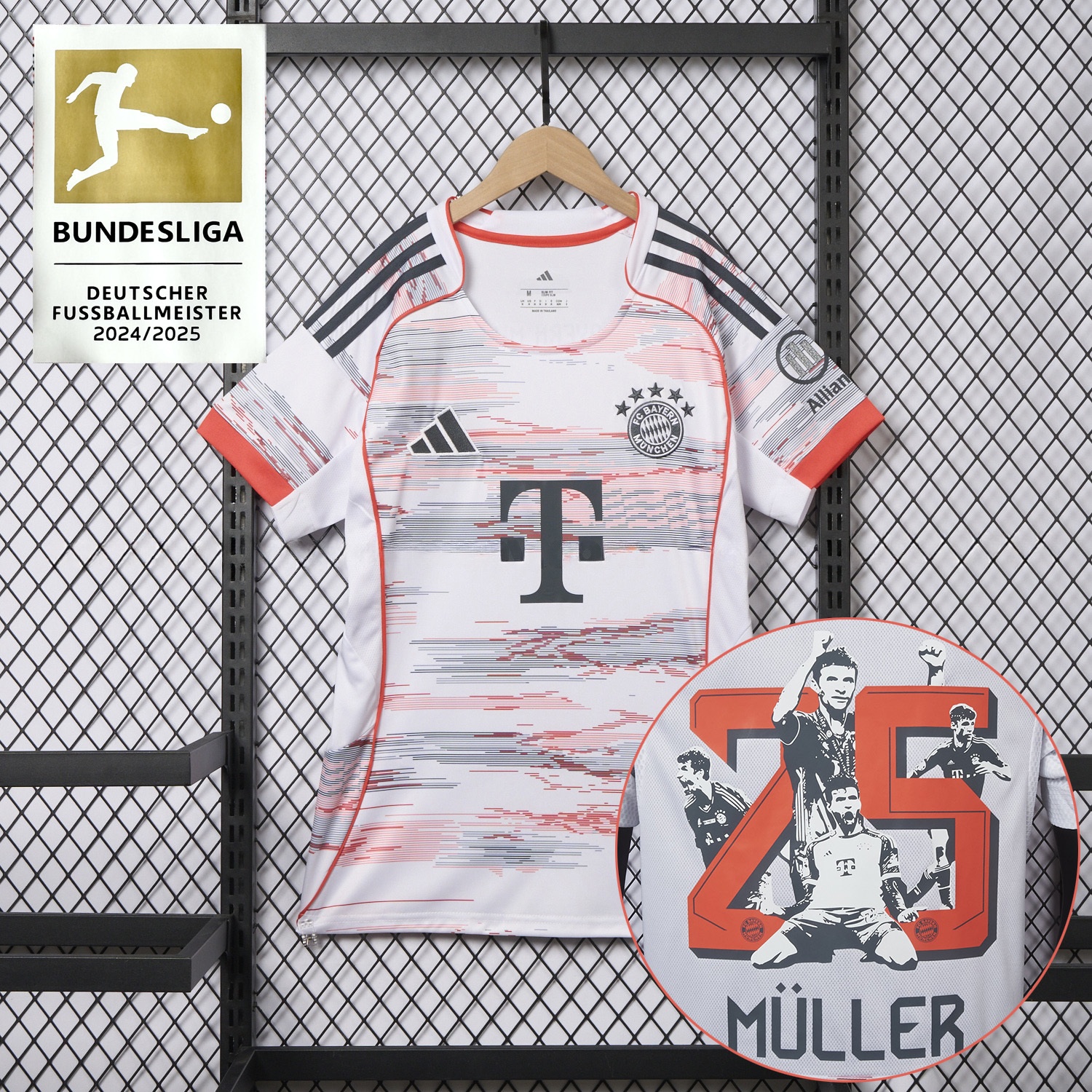 【MÜLLER 25 Pattern】Women's Bayern Munich 25-26 Away Jersey - ManixJersey