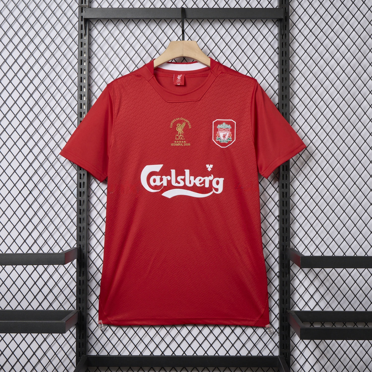 Liver.pool 25-26 Istanbul 2005 Anniversary Red Jersey - Fans Version - ManixJersey