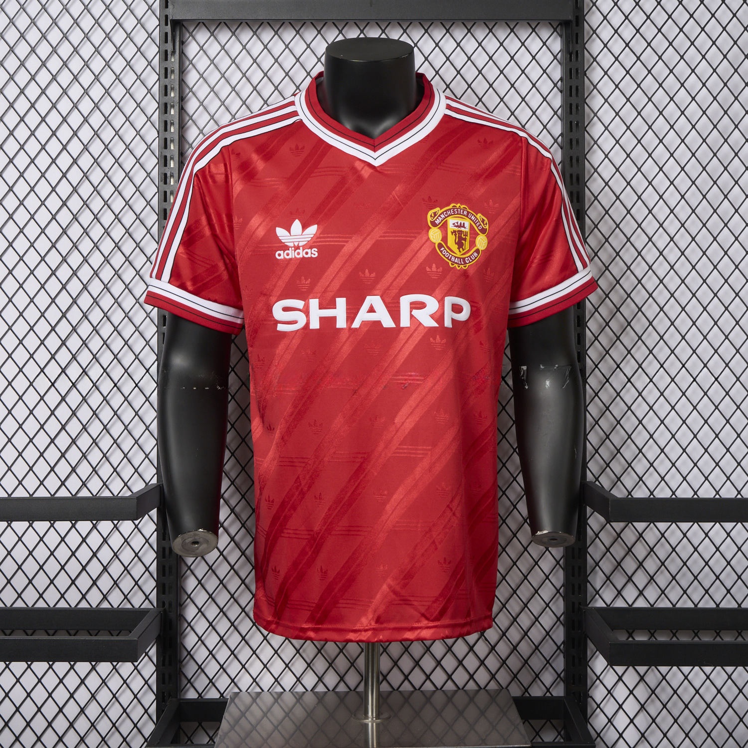 Retro Manchester United 1986-88 Home Remake Jersey - Player Version - ManixJersey
