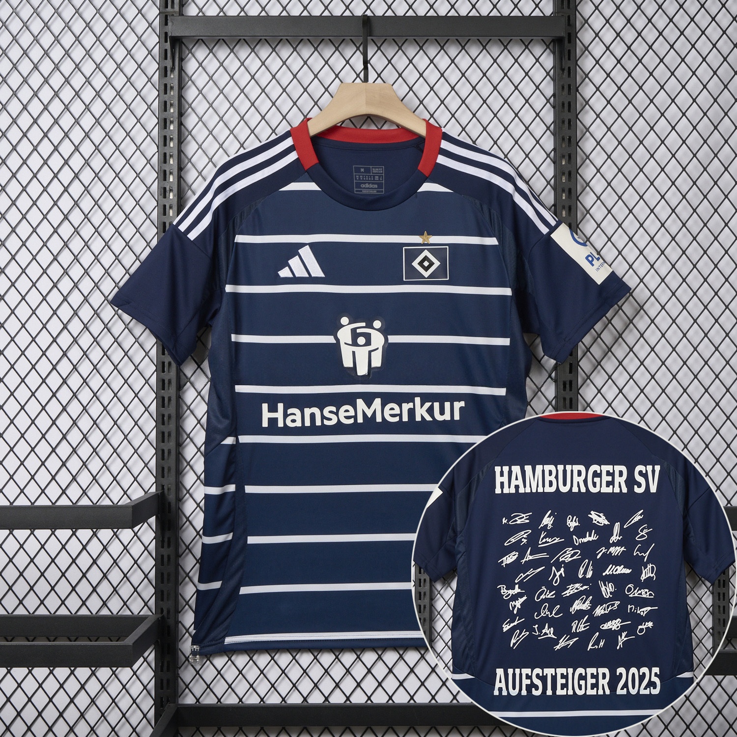 【Team Signatures Version】Hamburger SV 24-25 Away Jersey - Fans Version - ManixJersey
