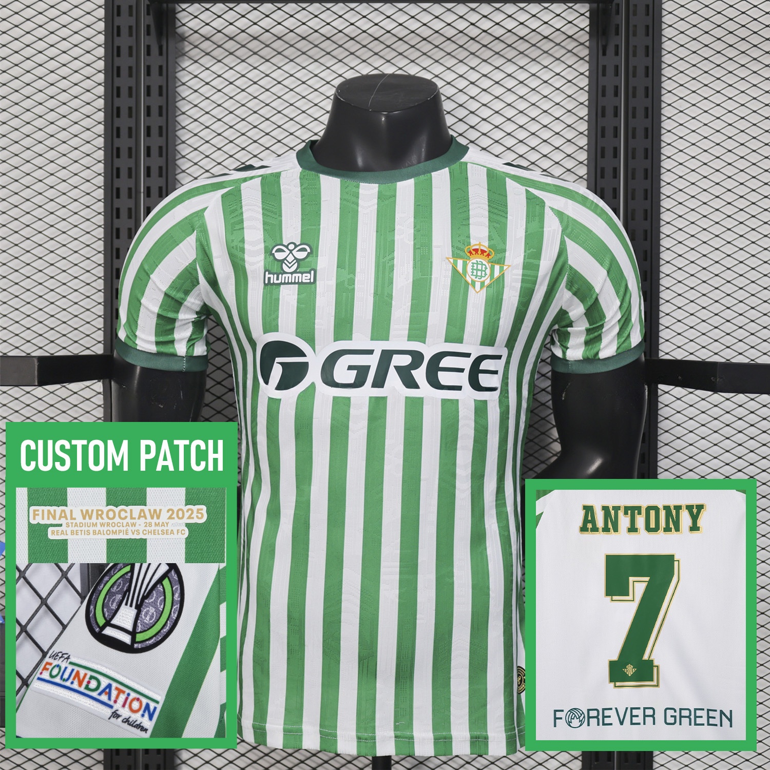 Real Betis 2025 Conference League Final Special Jersey - Player Version - ManixJersey