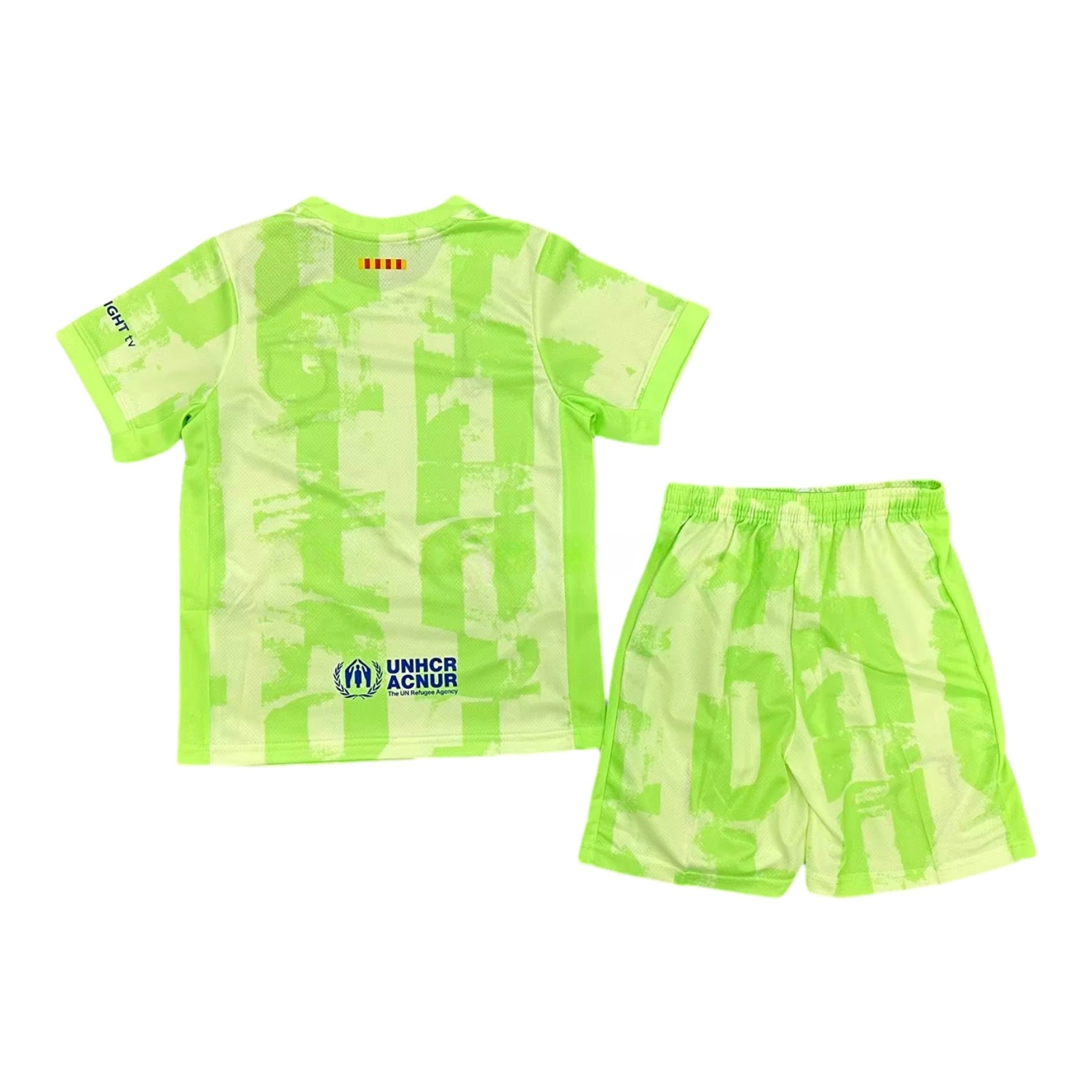 B.A.R.S.A x Travis Scott 24-25 Third Green Kids Kit - ManixJersey