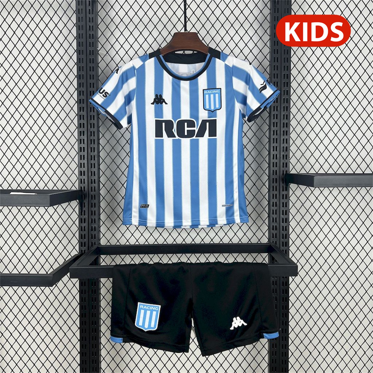 Racing Club de Avellaneda 24-25 Home Kids Kit - ManixJersey