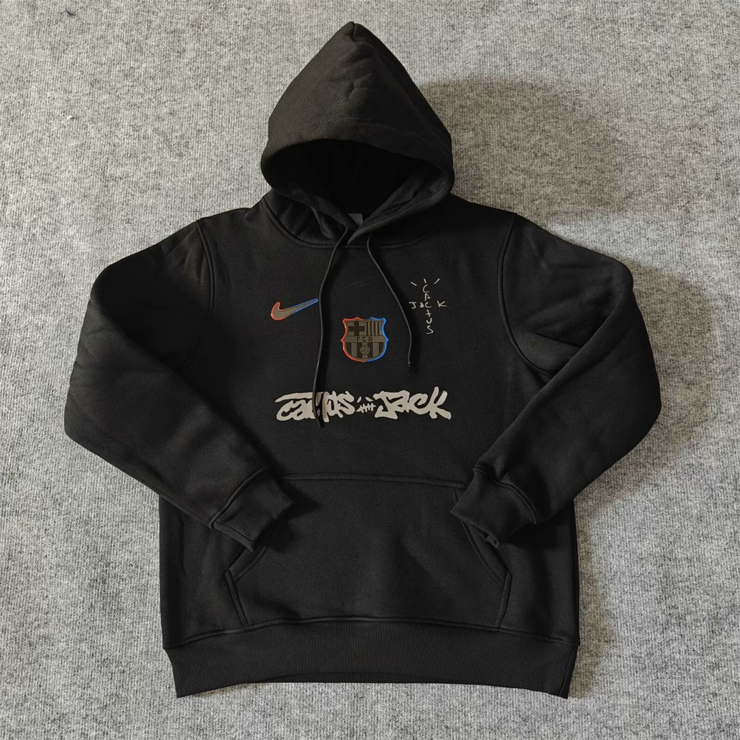 B.A.R.S.A x Travis Scott Team Logo Centered Unisex Pullover Hoodie - ManixJersey